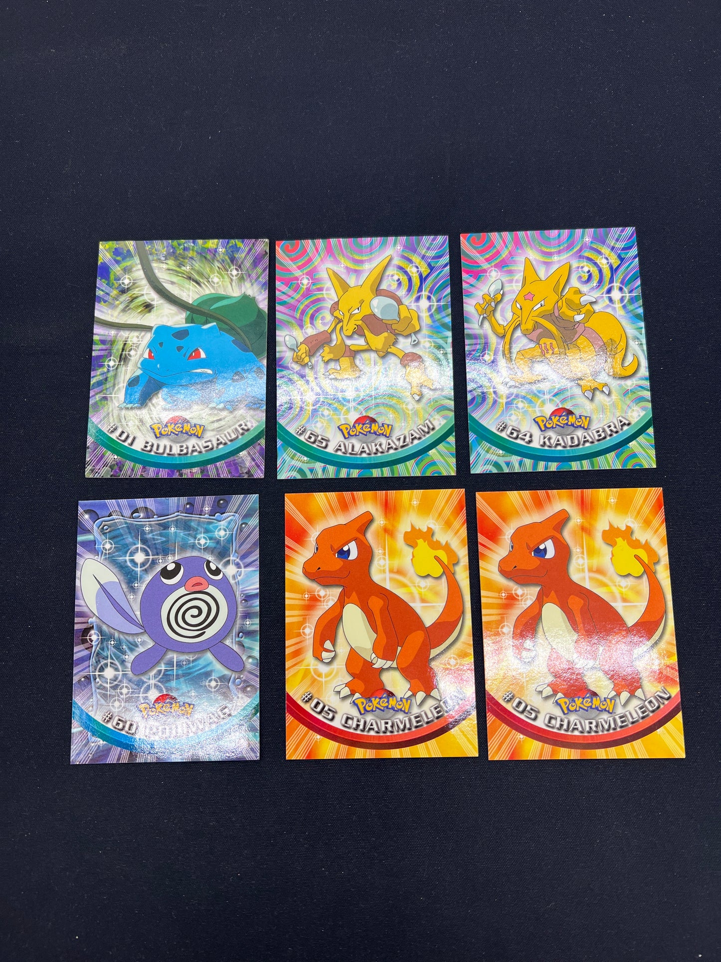 Auction Lot 98: Pokemon Topps Non Foil Card Lot of 6 Conditions Vary