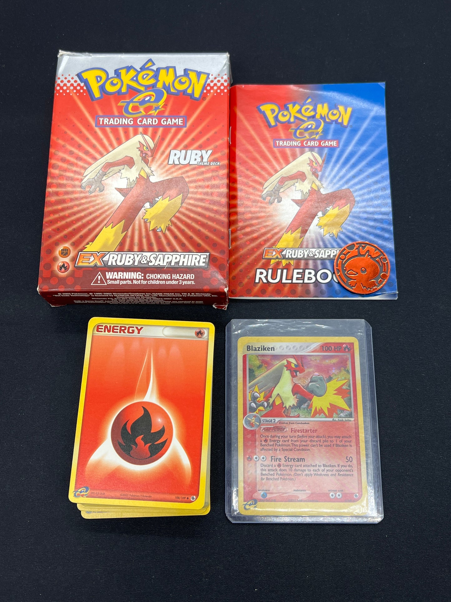 Auction Lot 149: Pokemon Ruby Theme Deck