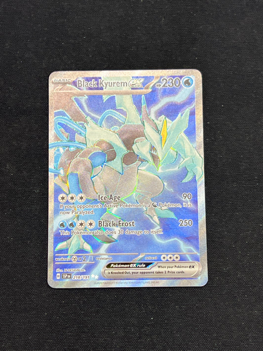 Auction Lot 259: Pokemon Cards Surging Sparks Black Kyurem EX Full Art Condition Vary