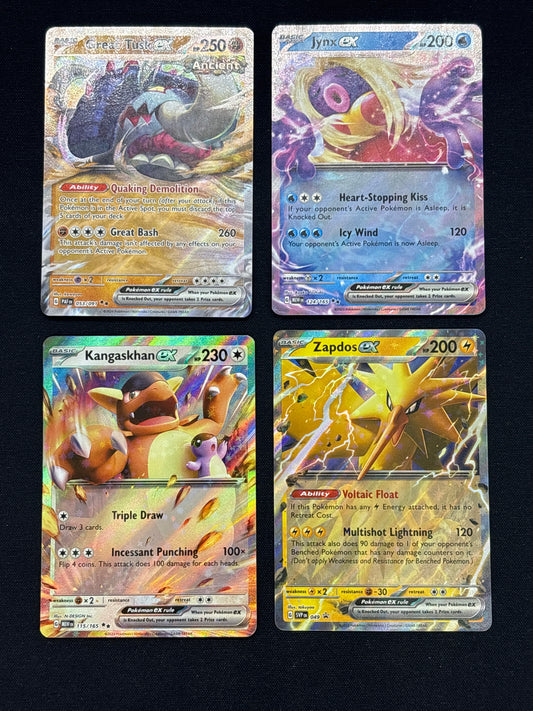 Auction Lot 328: Pokemon SV EX Era Card Lot Conditions Vary
