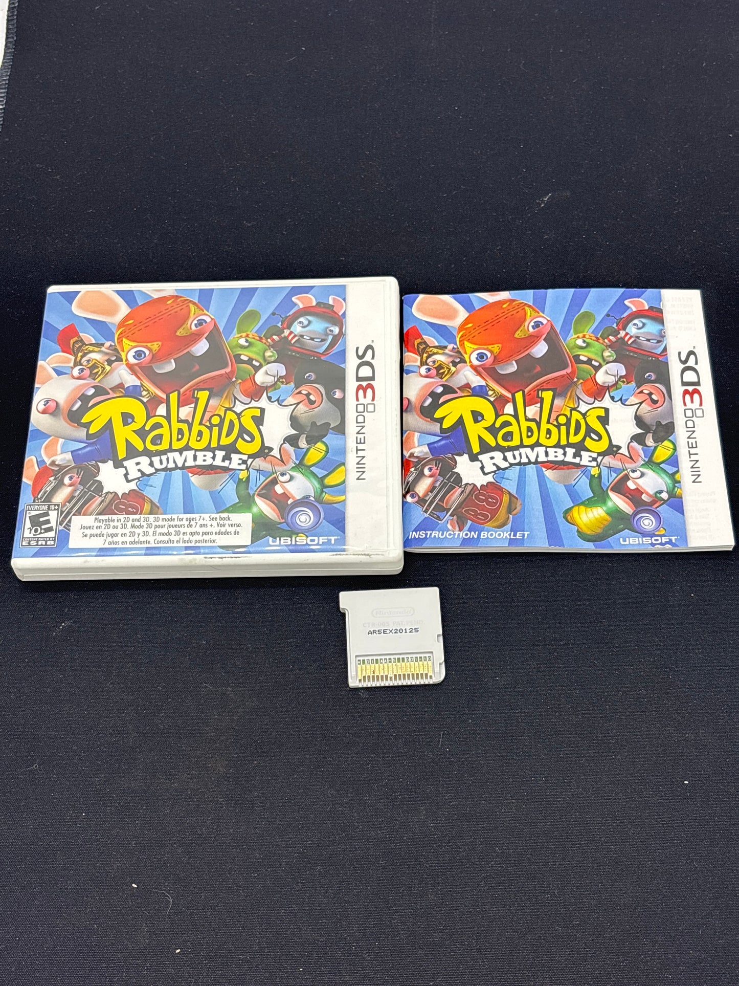Auction Lot 7: Nintendo 3DS Video Game Rabbids Rumble CIB