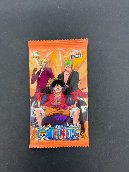 Auction Lot 370: Unofficial One Piece TCG Chinese Loose Pack Sealed