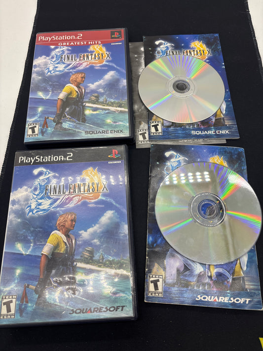 Auction Lot 43: PlayStation2 Final Fantasy X Lot of 2 CIB