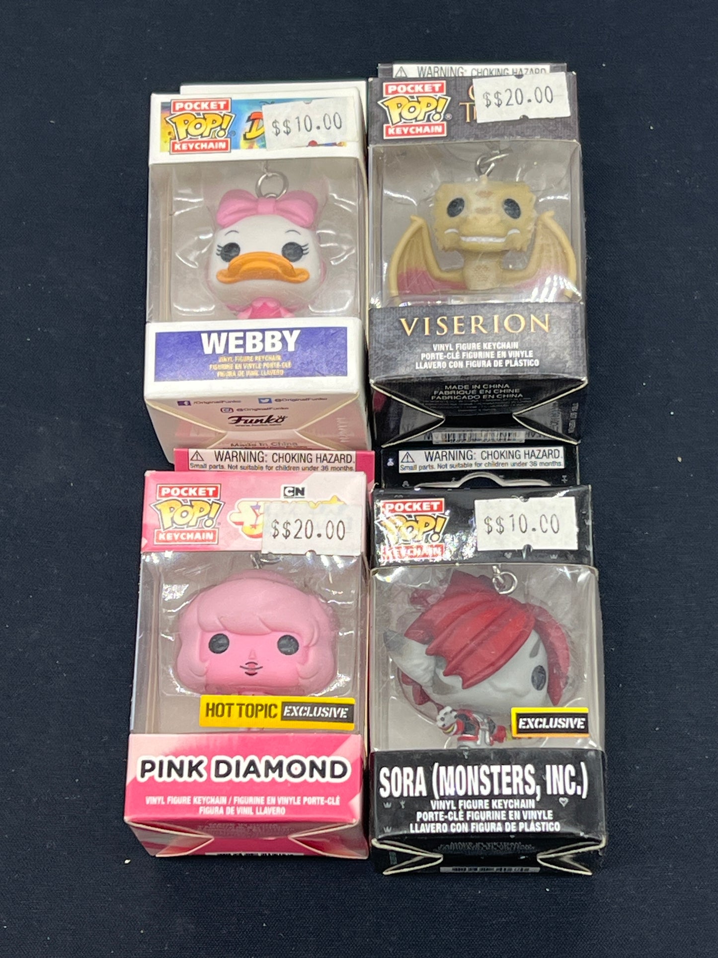 Auction Lot 251: Pop Funko Mini Keychain Lot