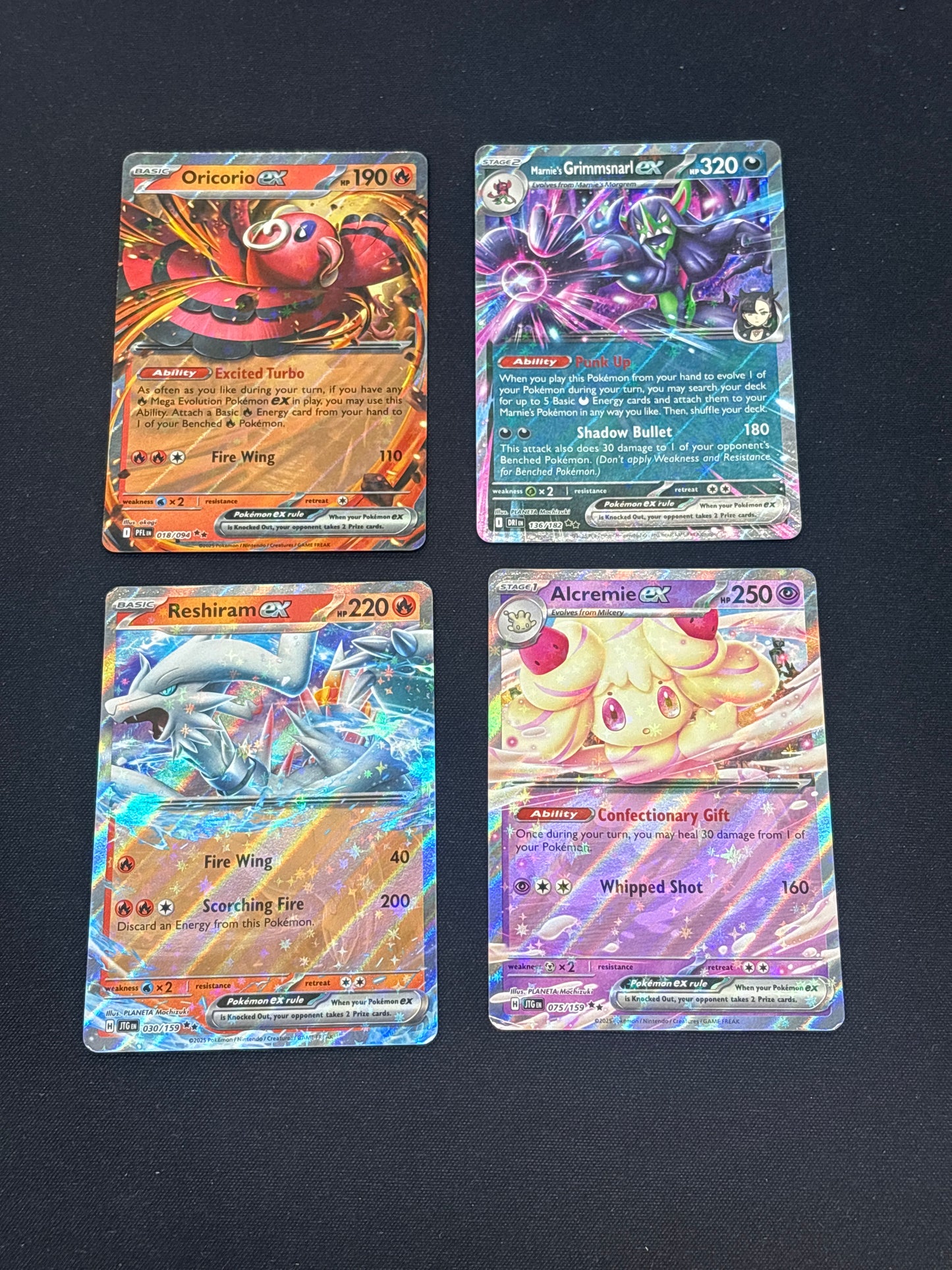 Auction Lot 256: Pokemon Cards Assorted Lot of 4 EX Double Rares Conditions Vary