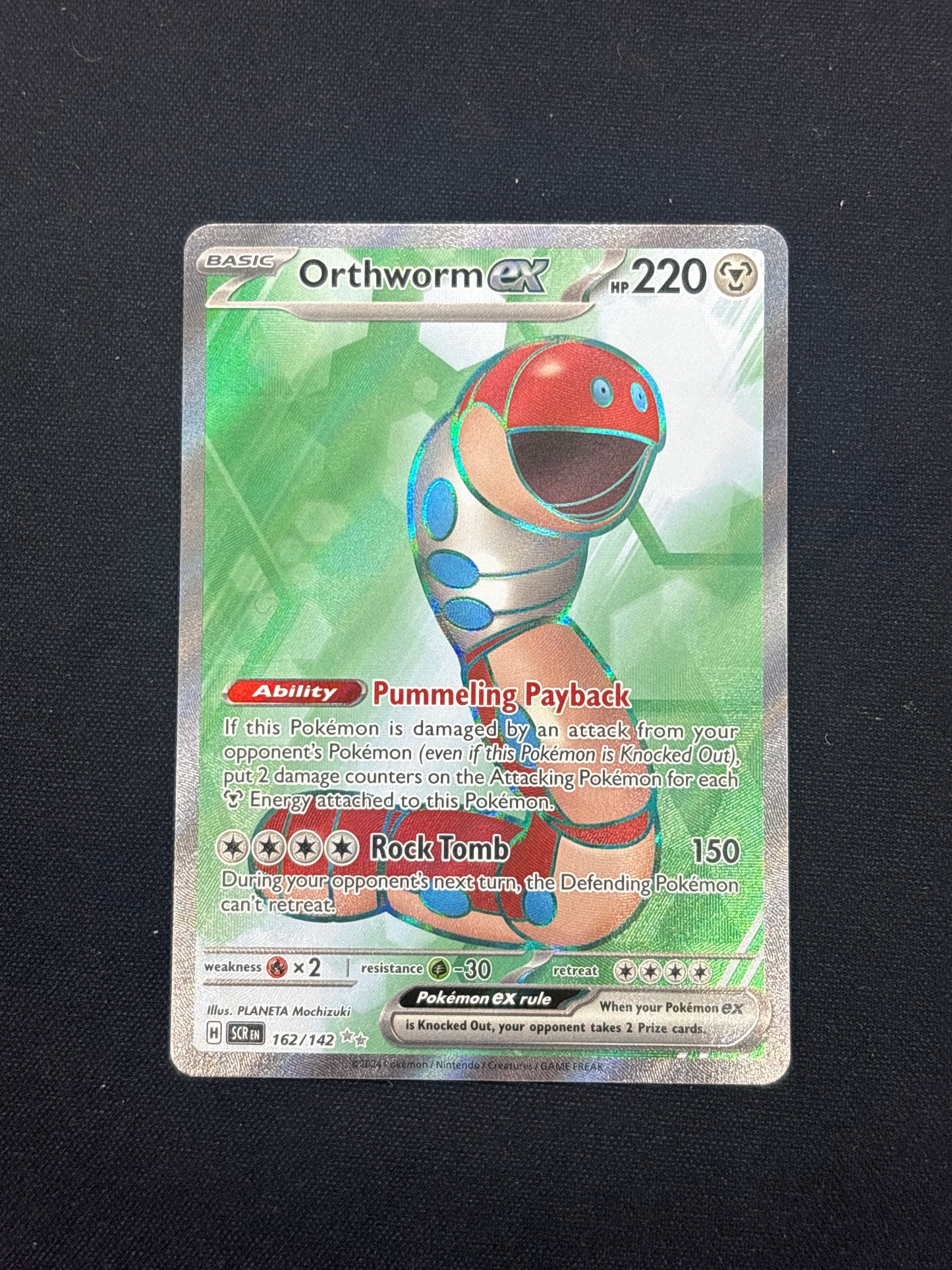 Auction Lot 229: Orthworm EX Full Art Card Conditions Vary