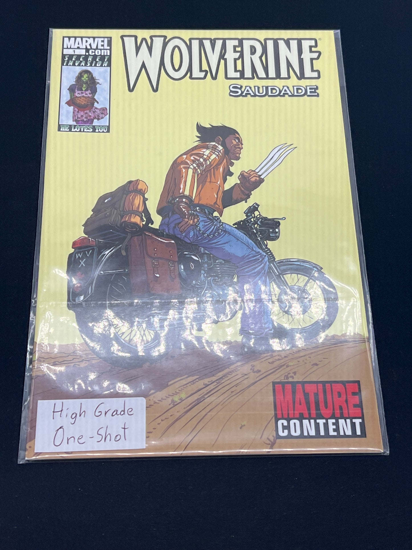 Auction Lot 300: Marvel Comics Wolverine Saudade