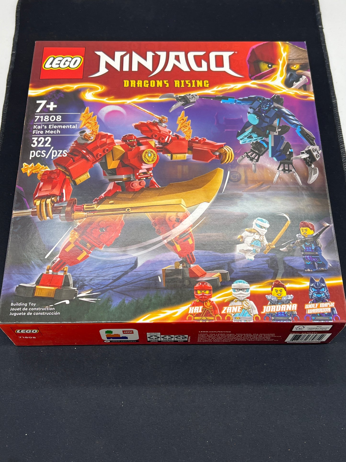 Auction Lot 170: Lego Ninjago 71808 Kai's Elemental Fire Mech SEALED