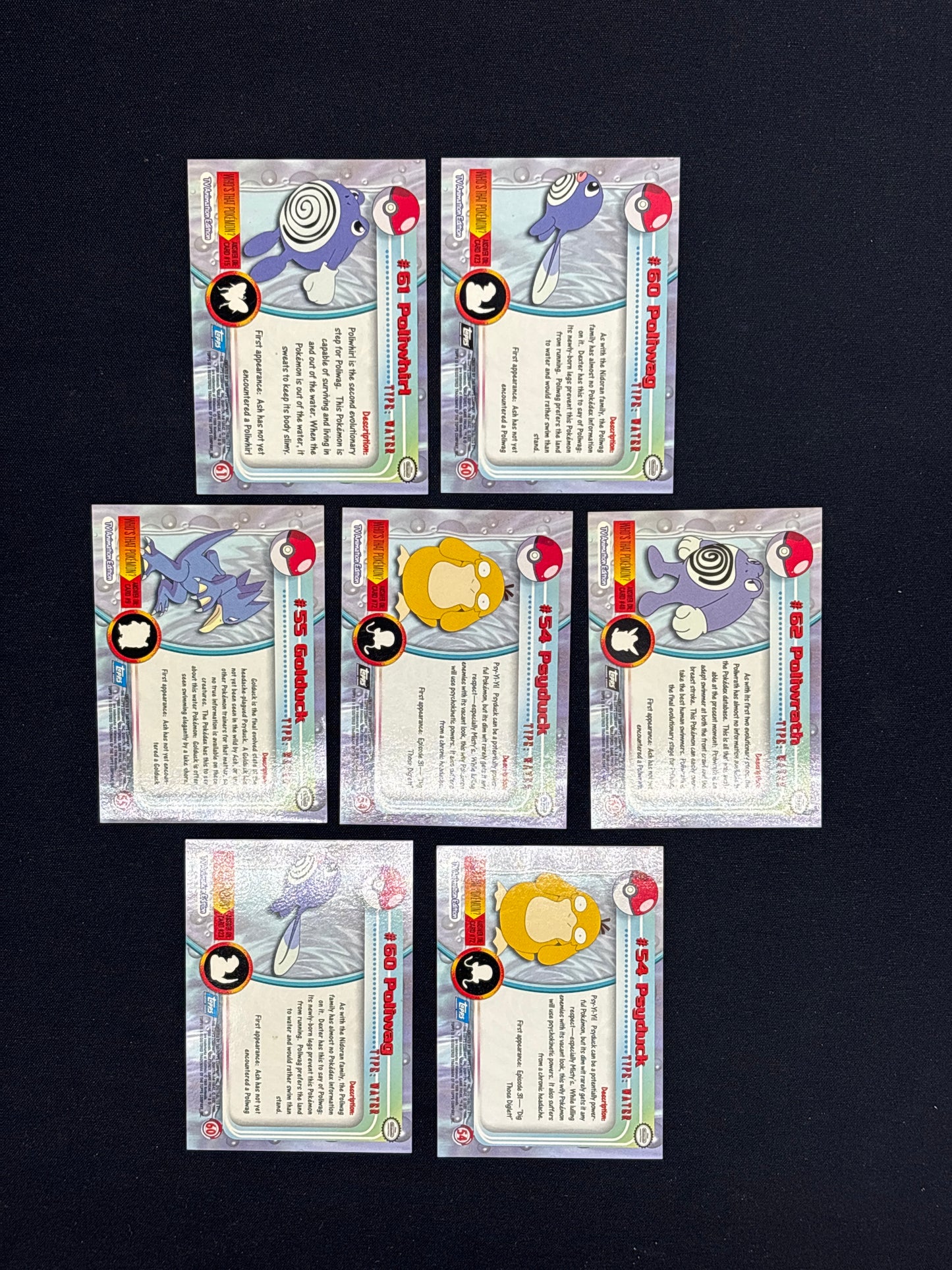 Auction Lot 95: Pokemon Topps Chrome Card Lot 7 Conditions Vary