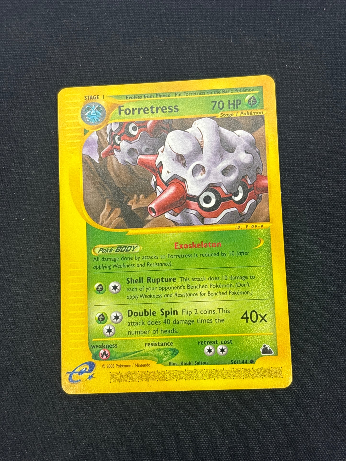 Auction Lot 293: Pokemon Cards Skyridge Forretress Condition Vary
