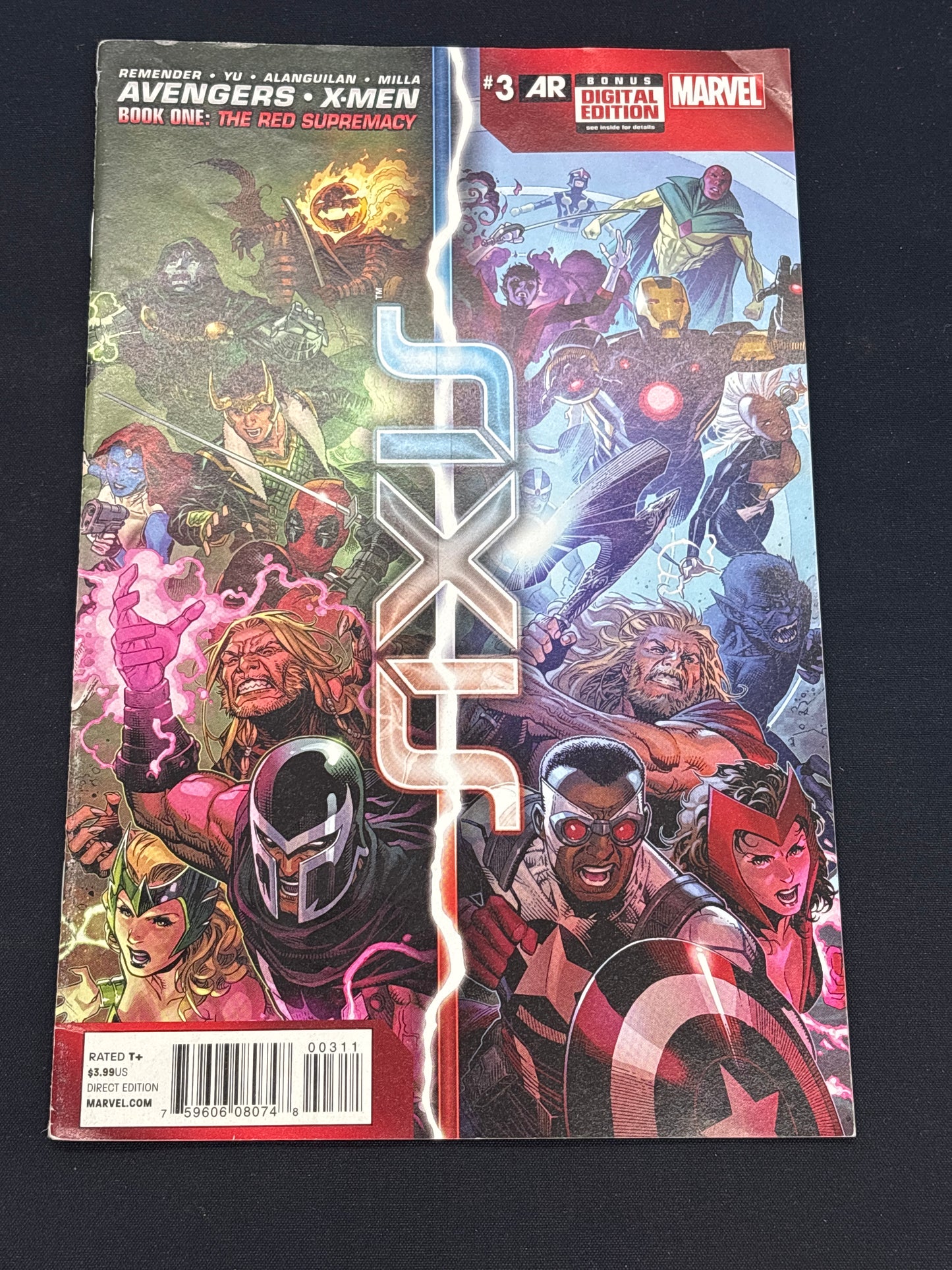 Auction Lot 312: Marvel Comics Avengers X Men Book One: Red Supremacy Graphic Novel