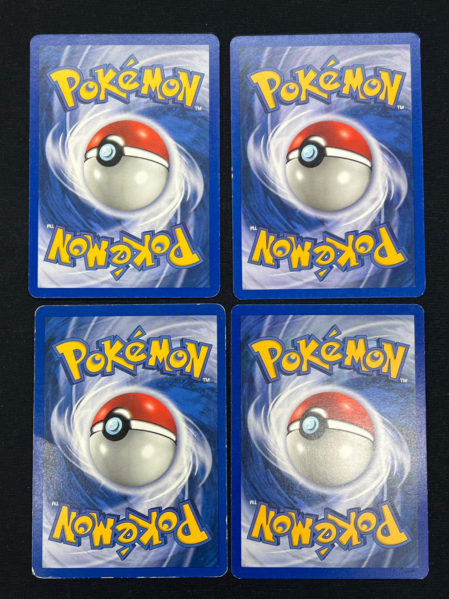 Auction Lot 396: Pokemon Cards Lot of 4 Assorted WOTC Normal Type Conditions Vary