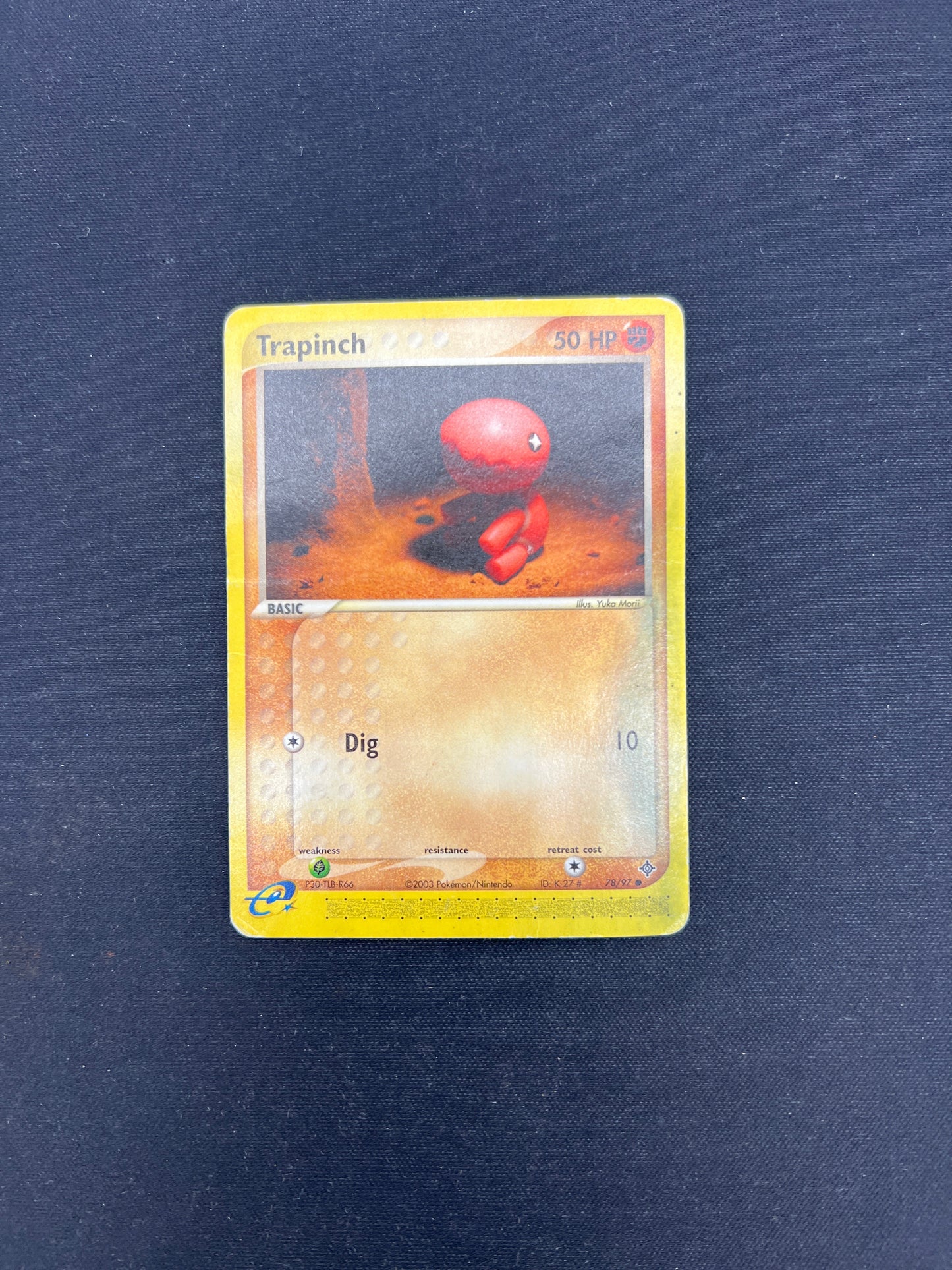 Auction Lot 336: Pokemon Cards Trapinch Common EX Era Condition Vary