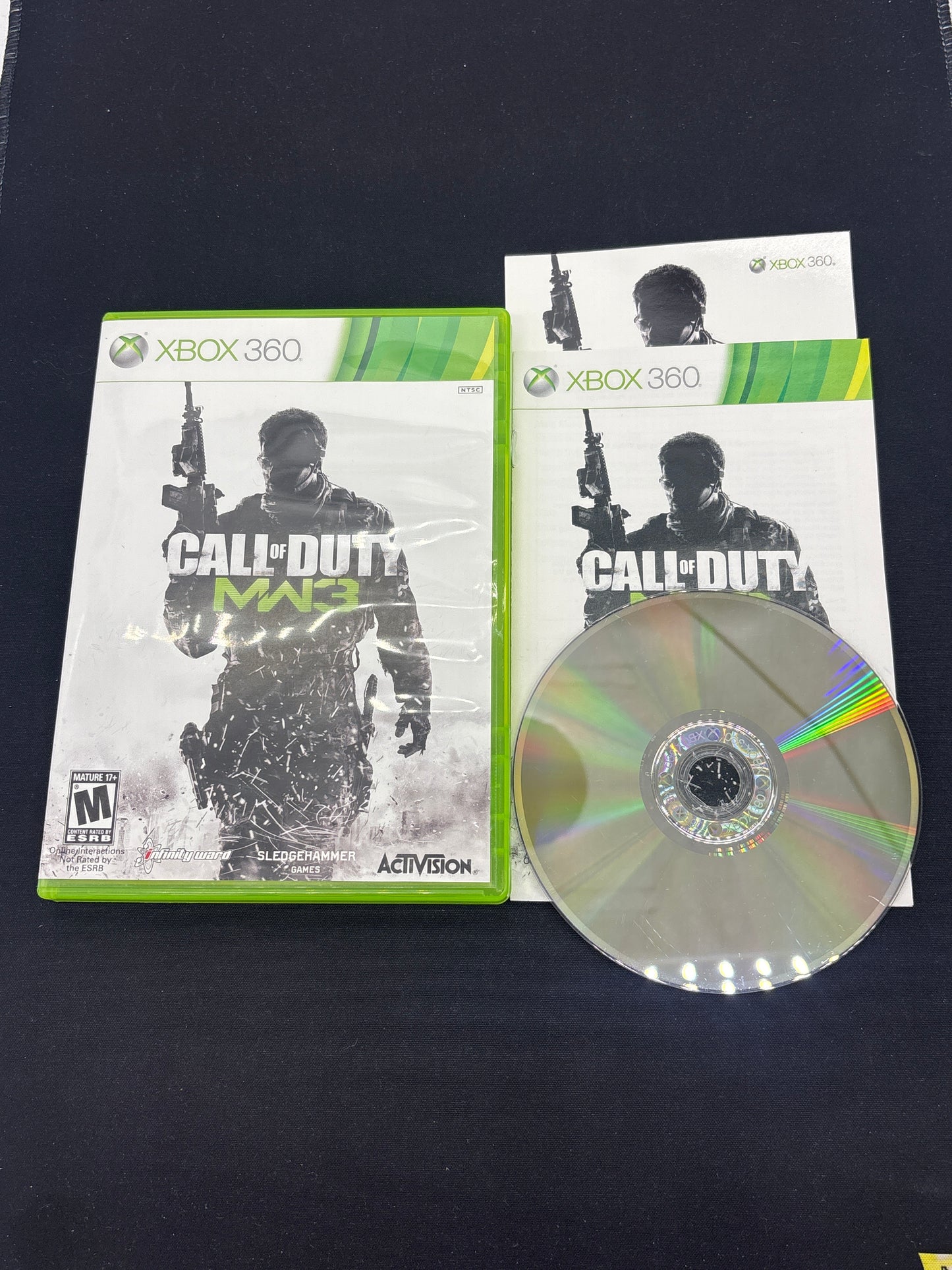 Auction Lot 206: XBOX 360 Video Game Lot of 3 Call of Duty Modern Warfare CIB
