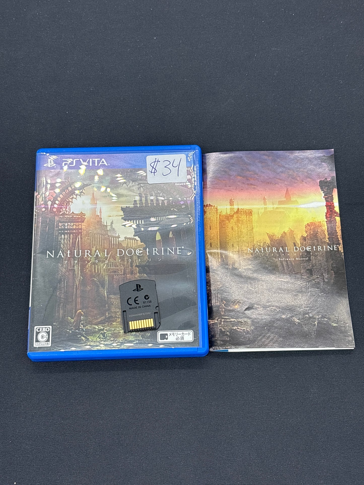 Auction Lot 67: Nocturnal Doctrine Japanese Video Game PlayStation Vita CIB
