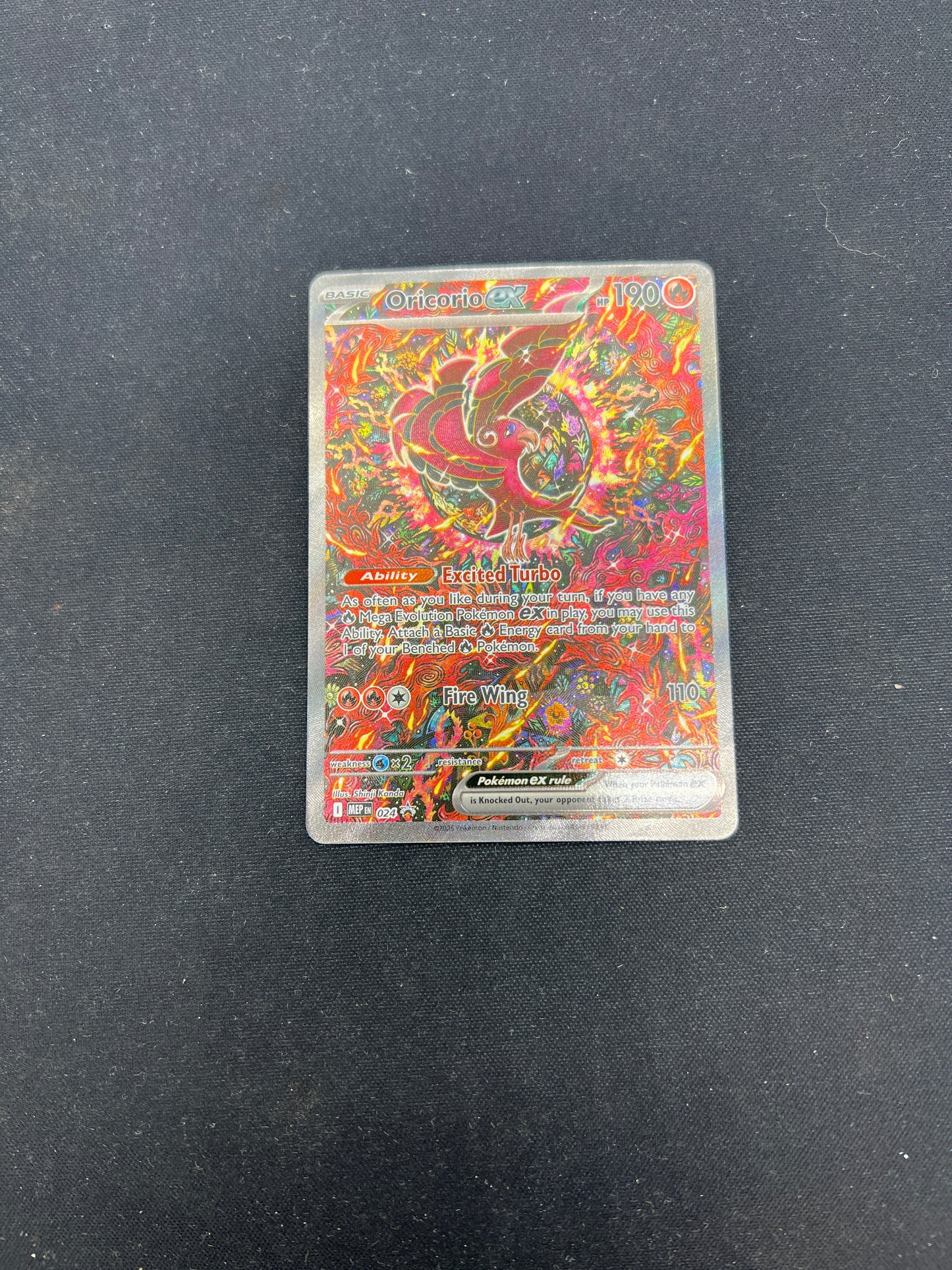 Auction Lot 18: Pokemon Cards Oricorio EX Mega Charizard X EX UPC Promo Condition Vary