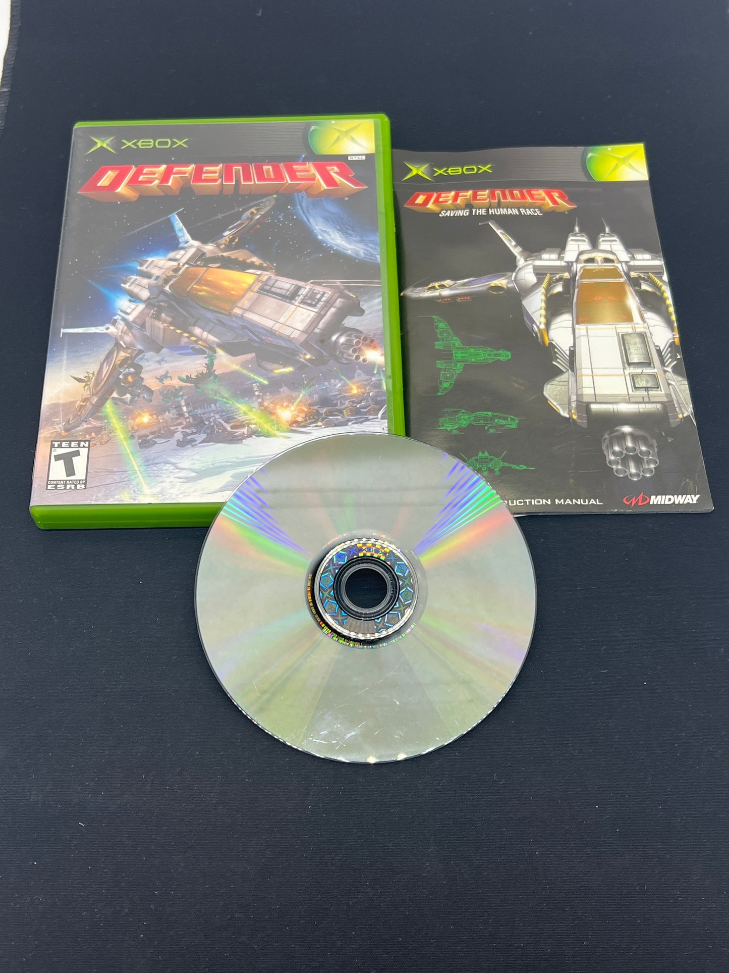 Auction Lot 265: XBOX Video Game Defender CIB