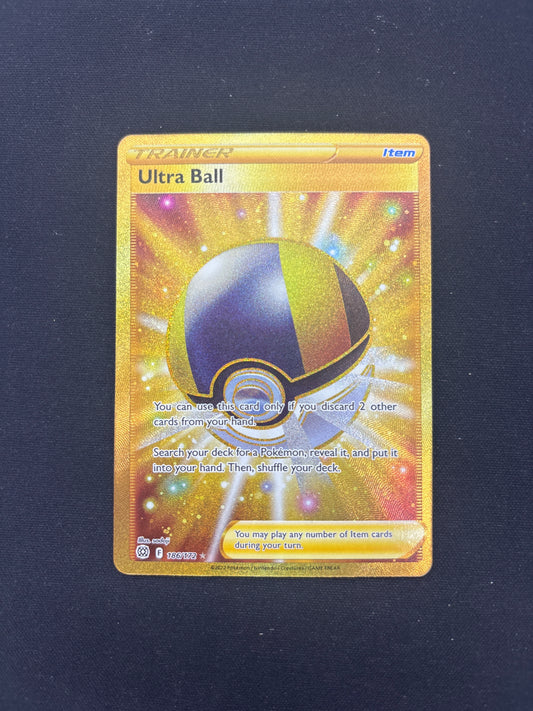 Auction Lot 339: Pokemon Card Ultra Ball Secret Rare Brilliant Stars Condition Vary