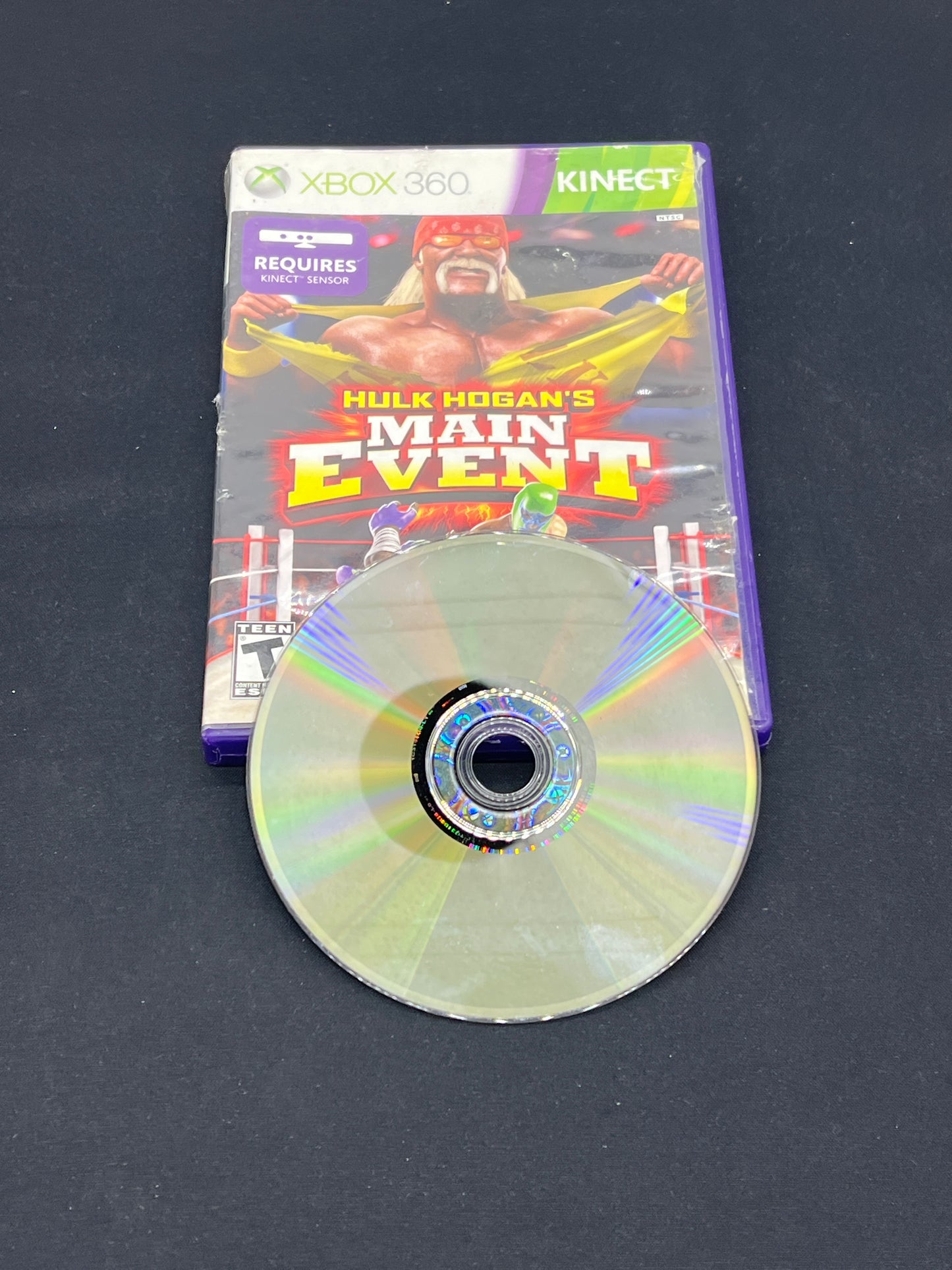 Auction Lot 173: XBOX 360 Hulk Hogan's Main Event Disc & Case