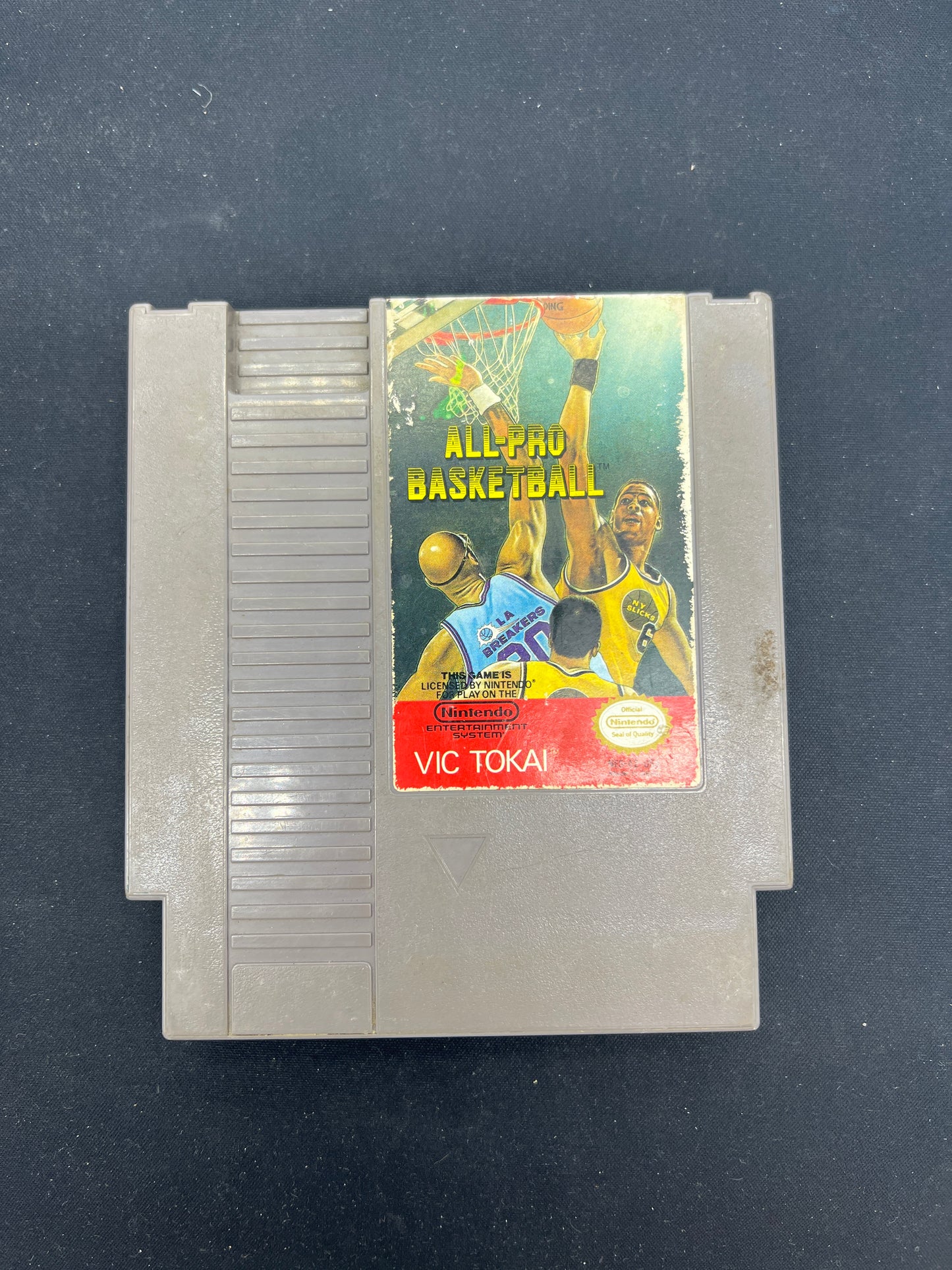 Auction Lot 35: Nintendo NES Video Game Loose All Pro Basketball