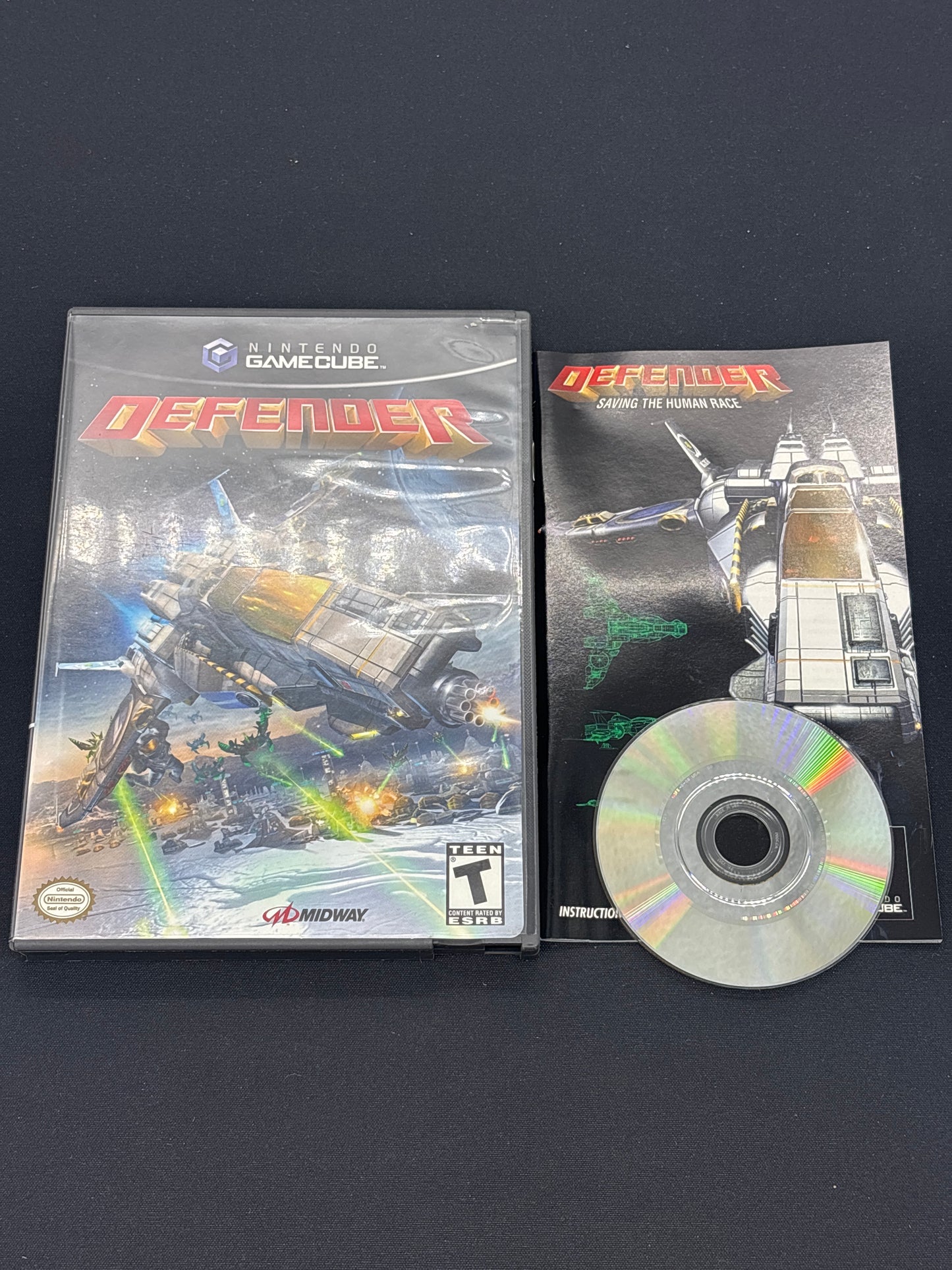 Auction Lot 112: Nintendo Game Cube Defender With Case & Disc