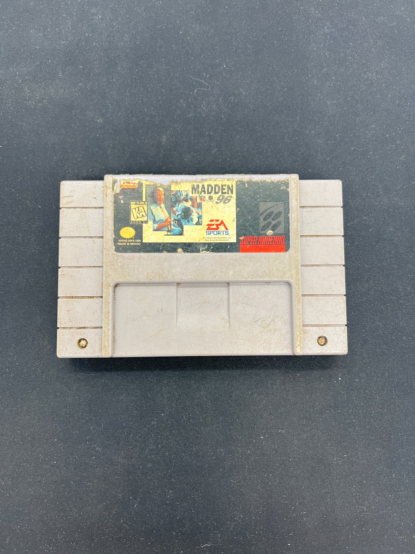 Auction Lot 38: SNES Video Game Madden 96
