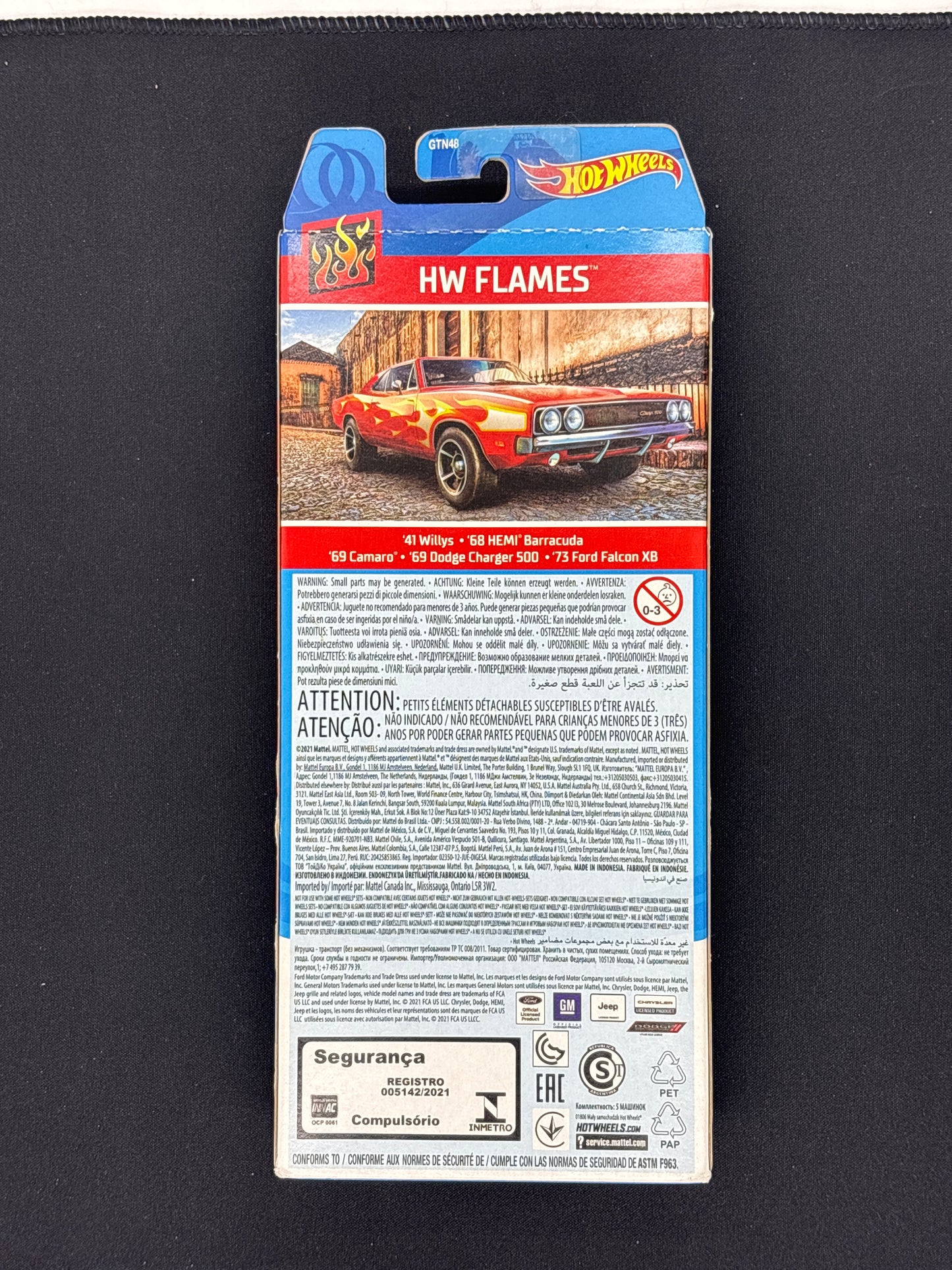 Auction Lot 109: Hot Wheels Flames Cars Box Unopened Lot 2