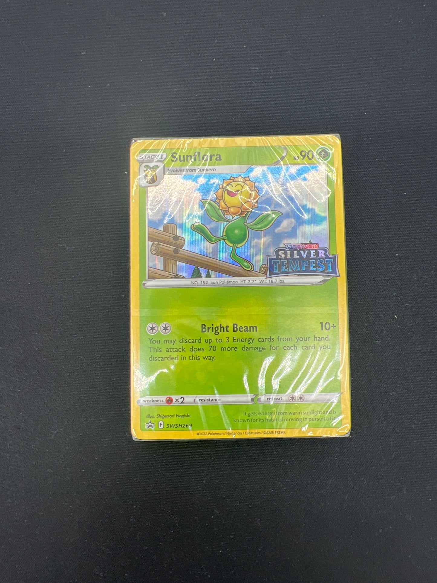 Auction Lot 30: Pokemon Cards Sunflora Stamped Silver Tempest Build and Battle Deck Sealed