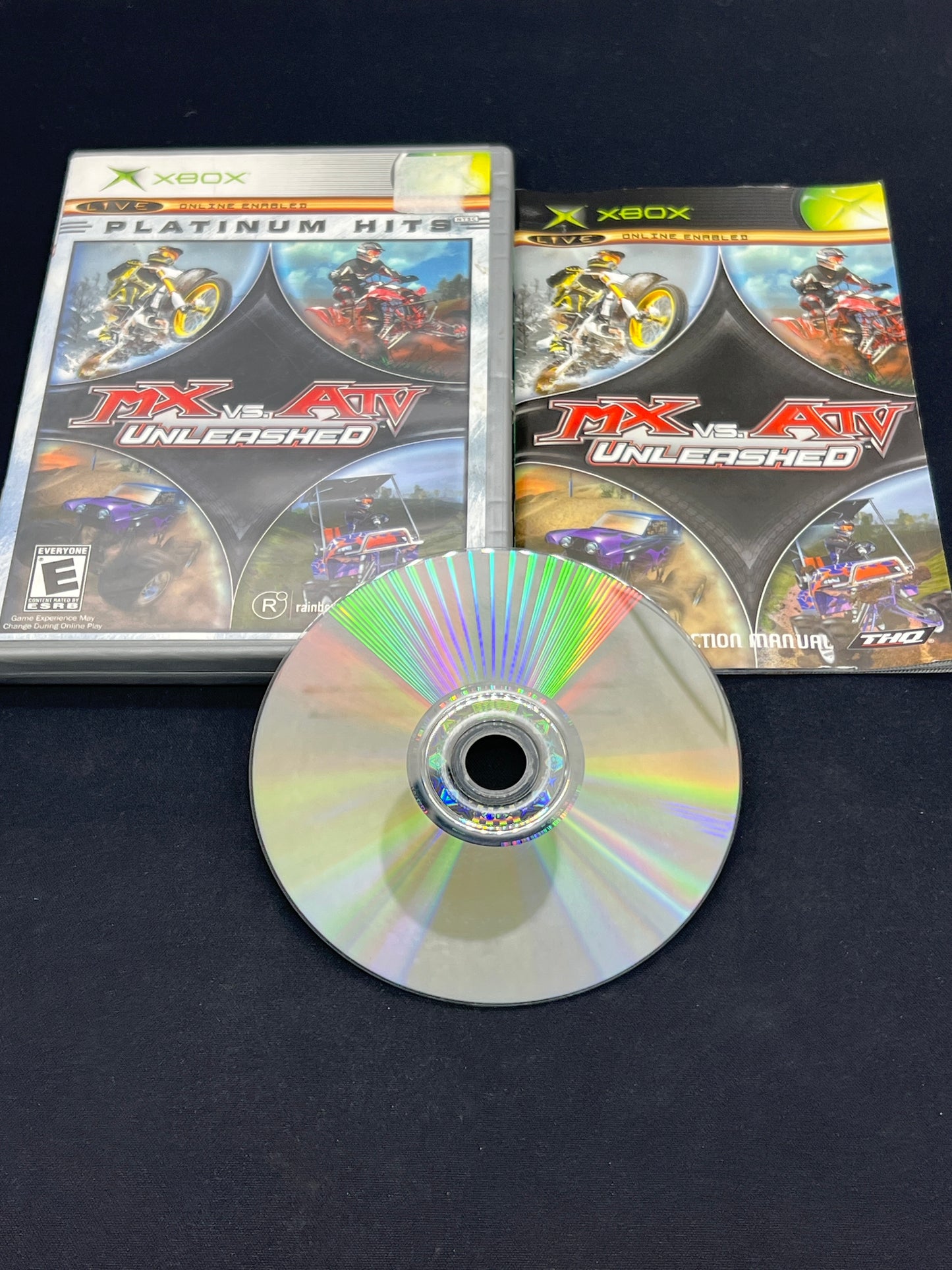Auction Lot 118: XBOX Video Game MX vs ATV Unleashed CIB
