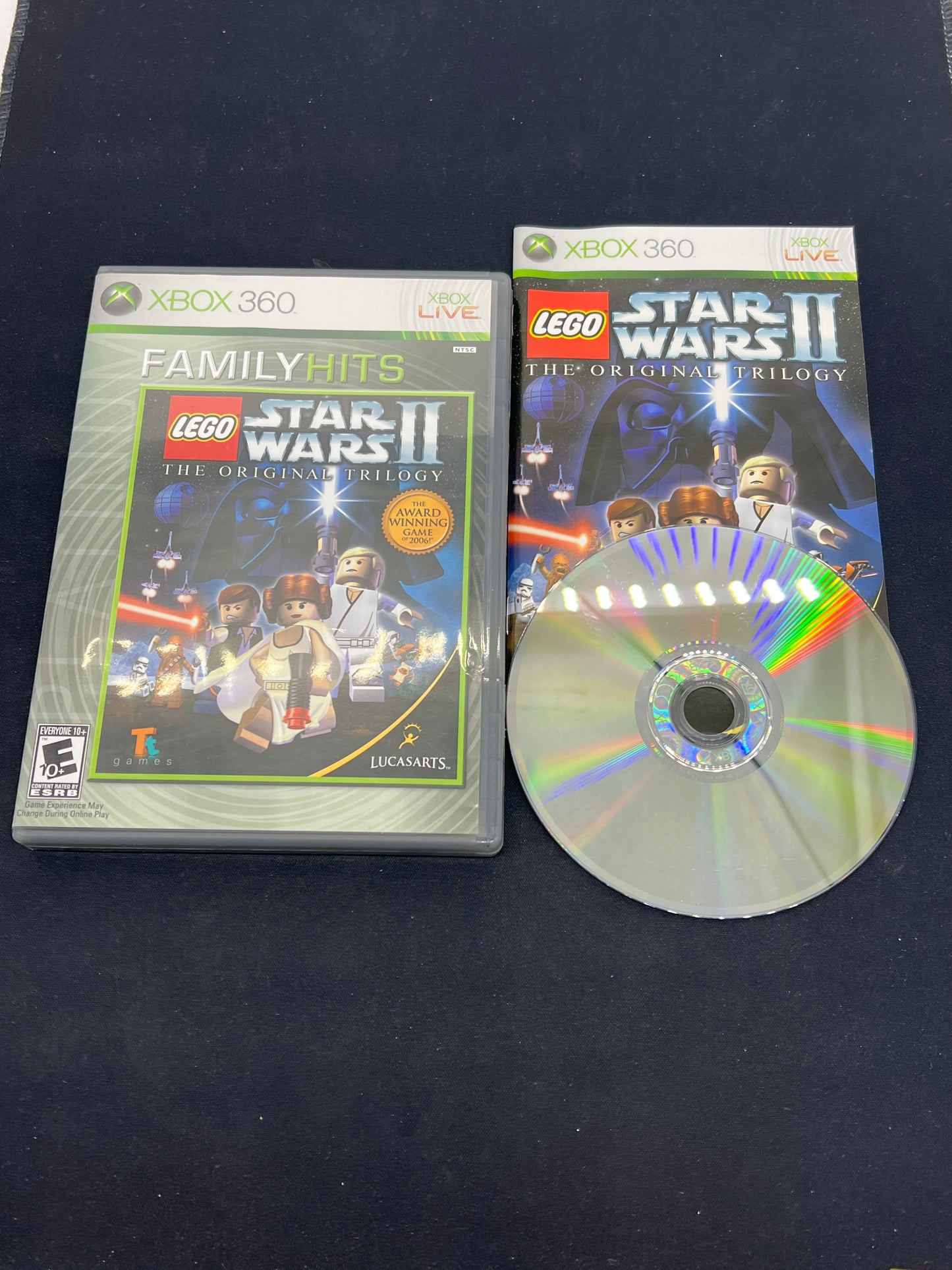 Auction Lot 205: XBOX 360 Video Game Lego Star Wars 2 the Original Trilogy CIB