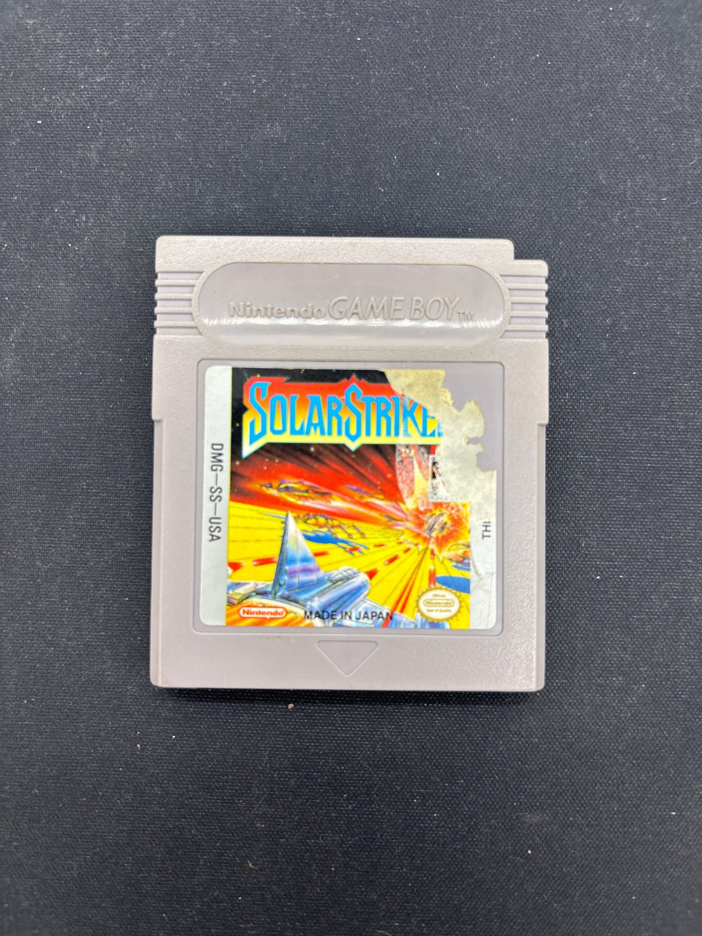 Auction Lot 100: Nintendo Gameboy Video Game SolarStrike Loose