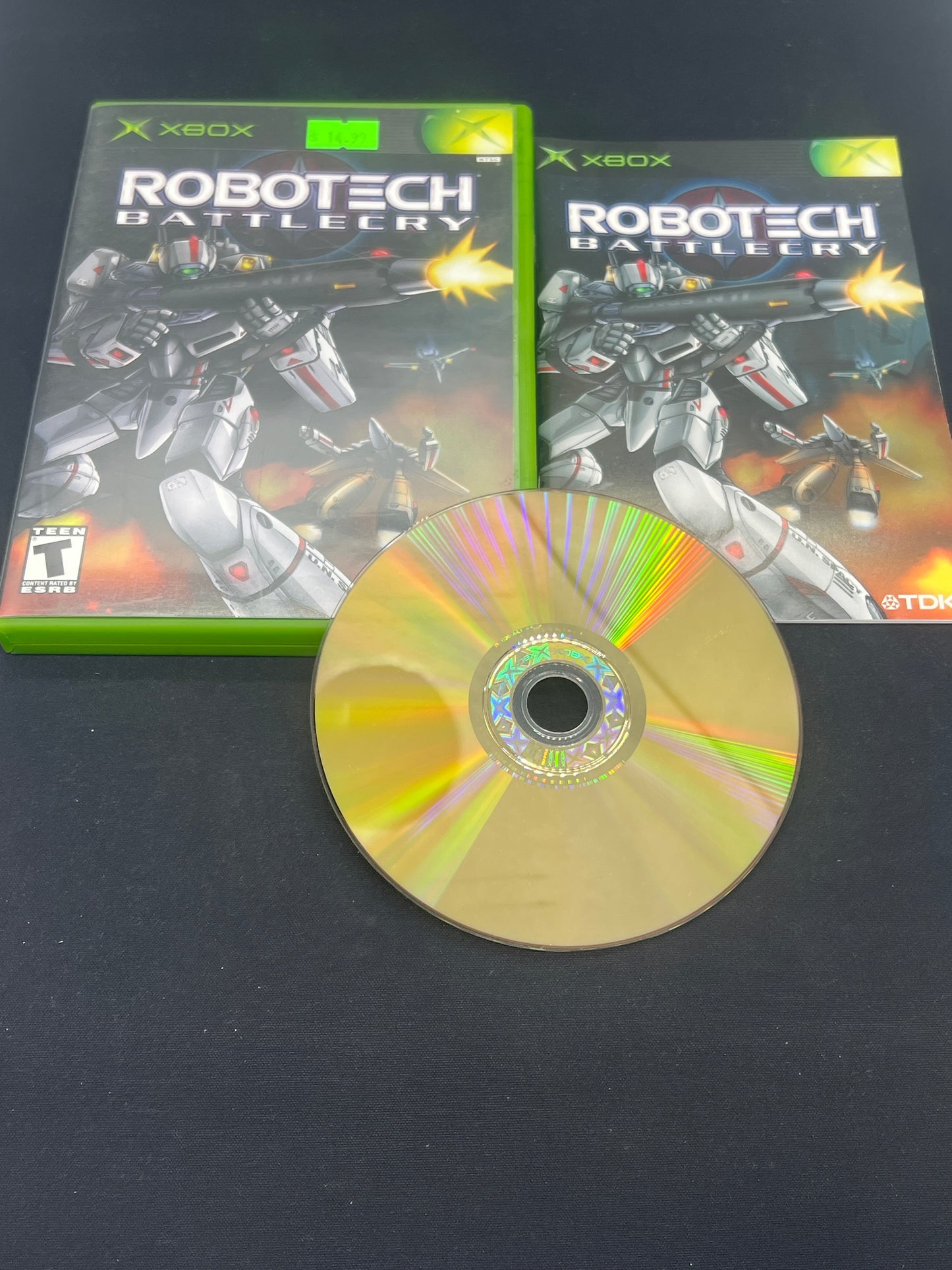 Auction Lot 104: XBOX Video Game Robotech Battlecry CIB