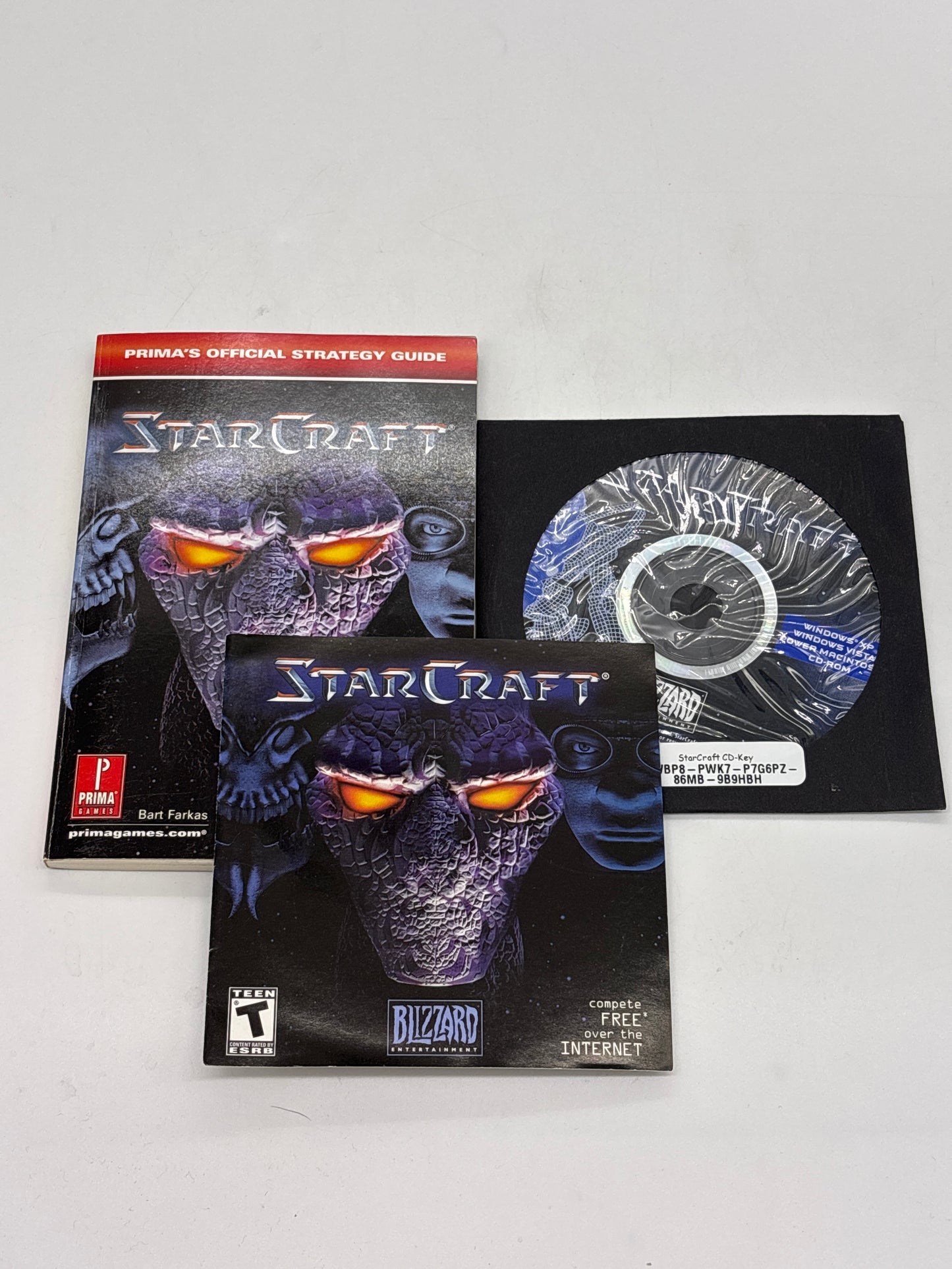 Auction Lot 163: StarCraft PC Video Game With Strategy Guide