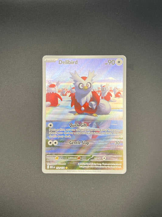Auction Lot 391: Pokemon Cards Delibird Illustration Rare Condition Vary