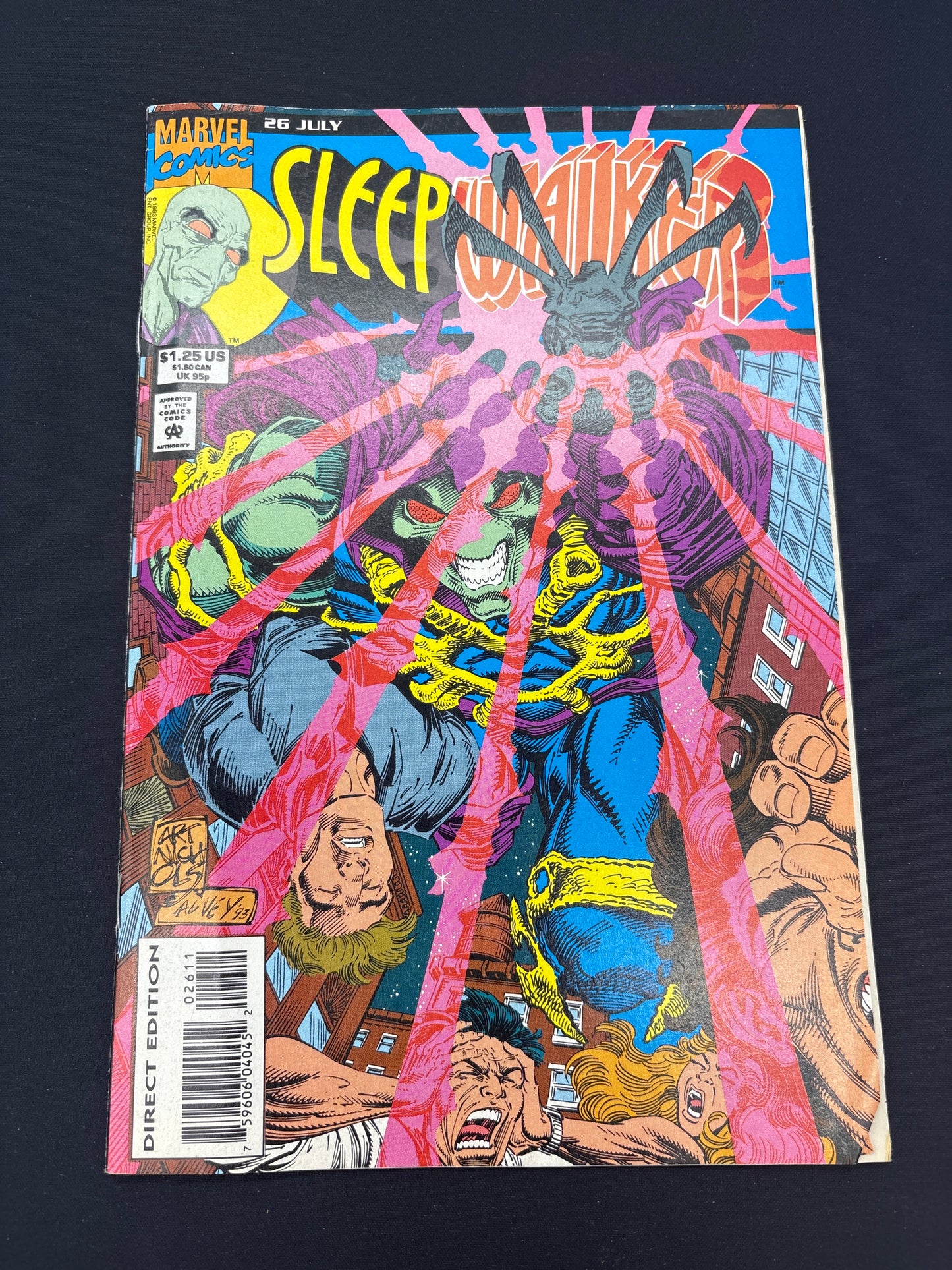 Auction Lot 72: Marvel Comics Sleepwalker Issue 26 Comic Book
