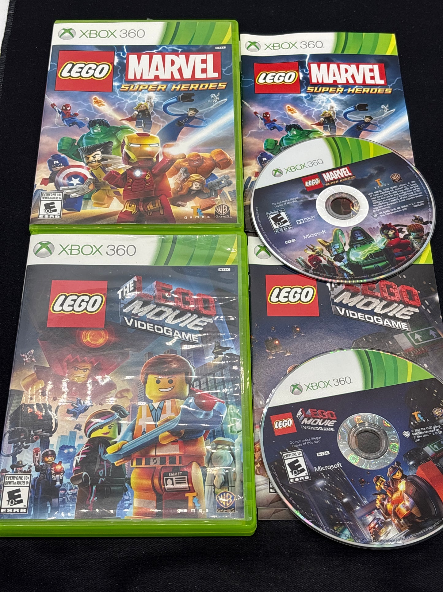 Auction Lot 14: XBOX 360 Video Game Lot of 2 Lego Titles CIB