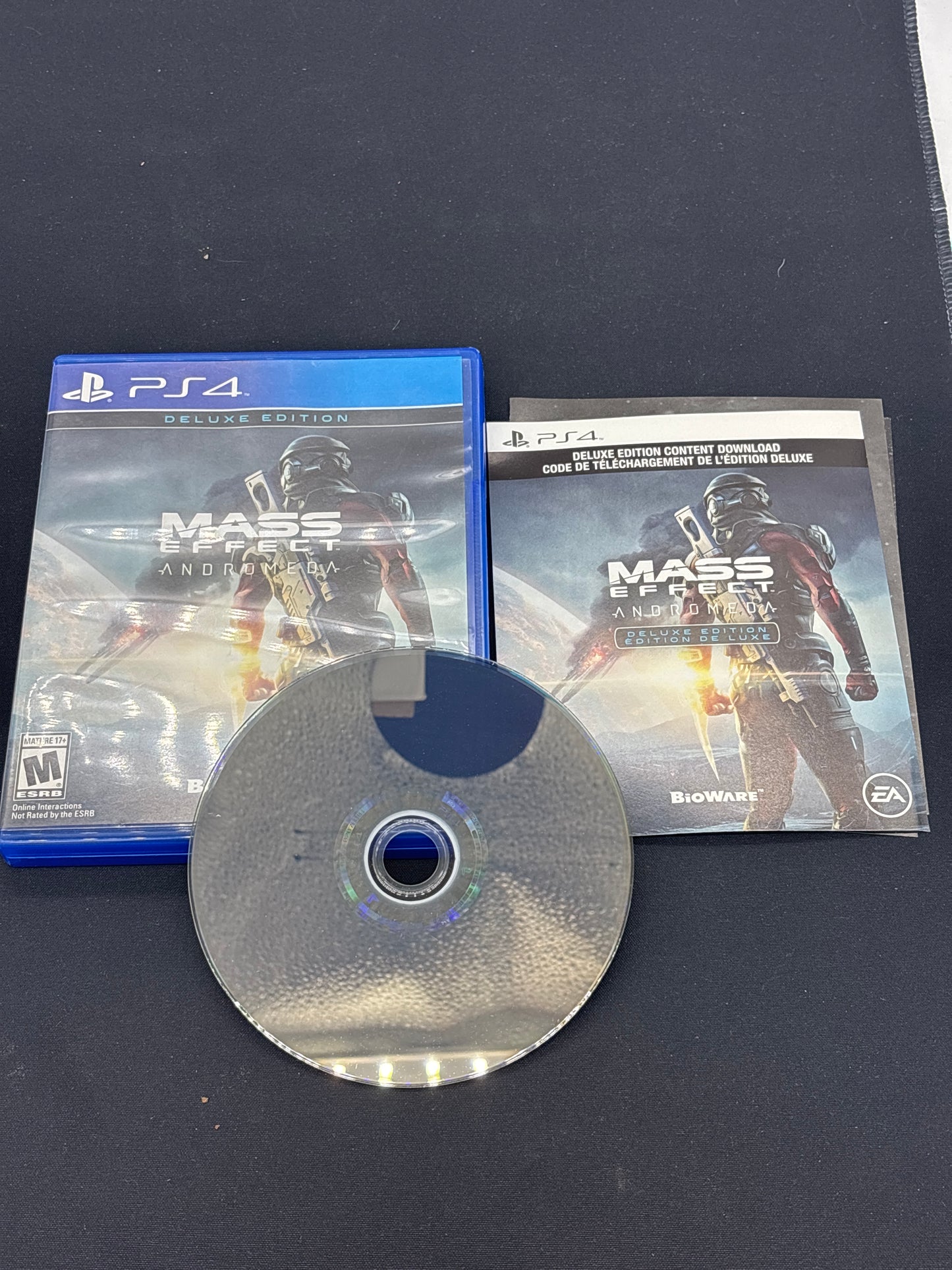 Auction Lot 251: Mass Effect Andromeda Deluxe Edition Video Game PlayStation 4 CIB