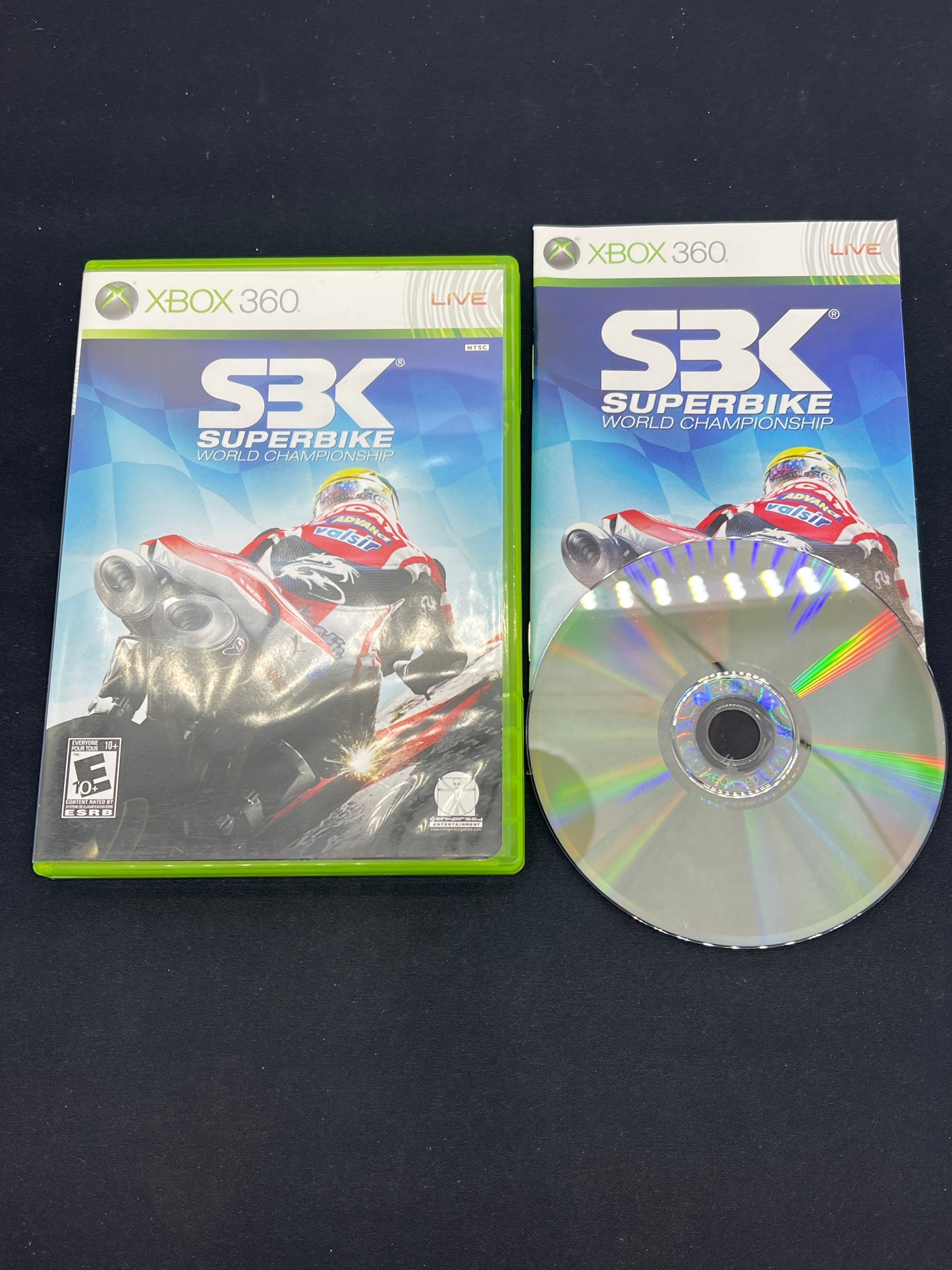 Auction Lot 156: XBOX 360 Video Game SuperBike Championships CIB