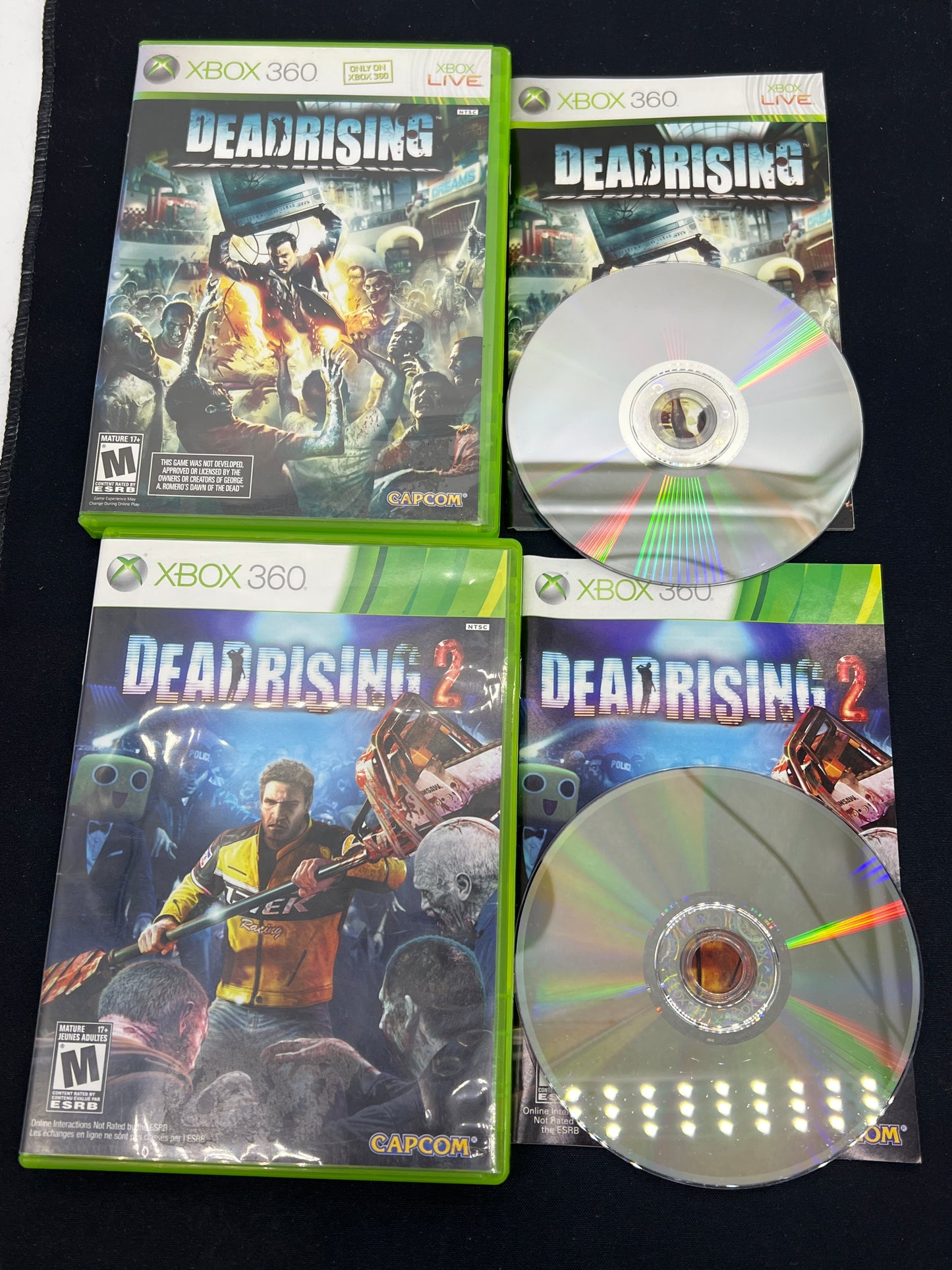 Auction Lot 217: XBOX 360 Video Game Lot of 2 Deadrising CIB