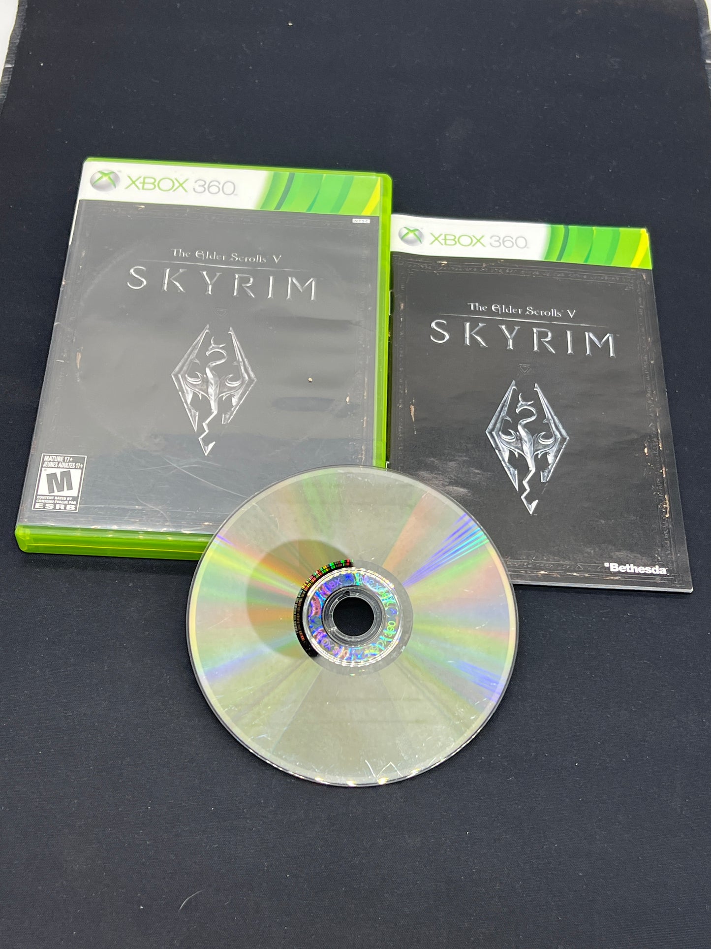 Auction Lot 176: XBOX 360 The Elder Scrolls V Skyrim CIB
