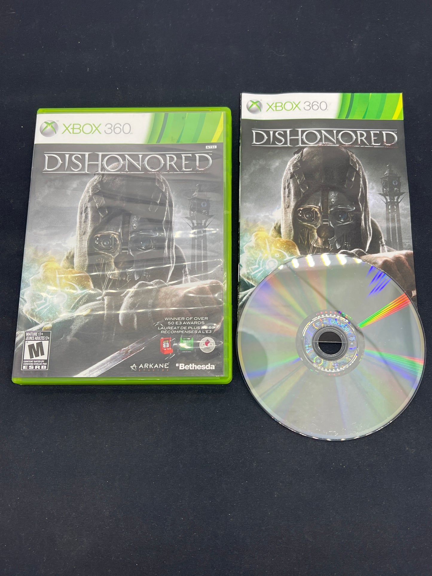 Auction Lot 108: XBOX 360 Video Game Dishonored CIB