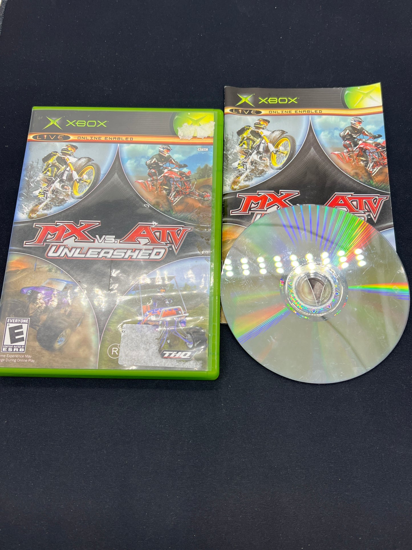 Auction Lot 179: XBOX Video Game MX vs ATV Unleashed CIB