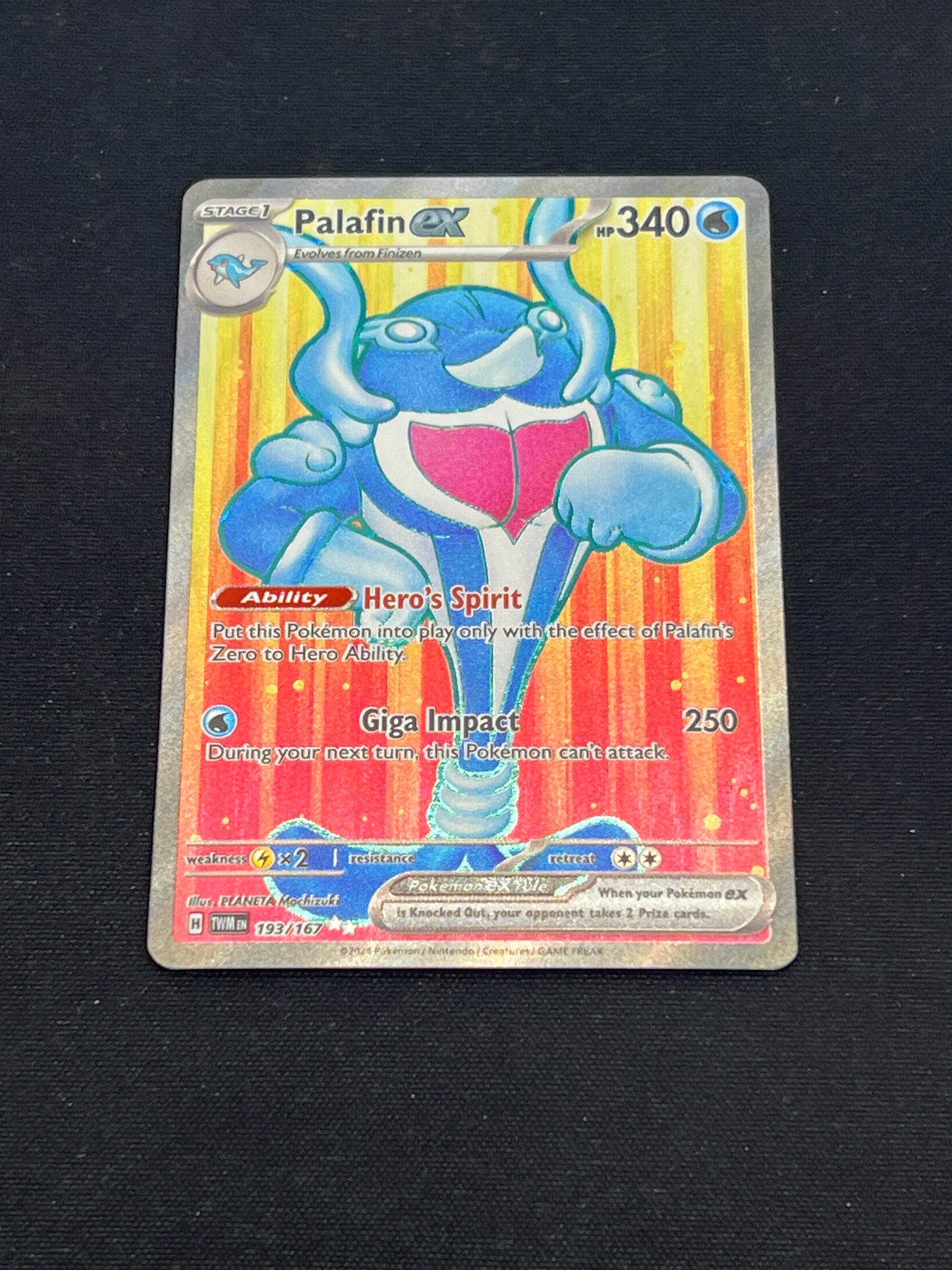Auction Lot 171: Pokemon Cards Palafin EX Full Art Conditions Vary