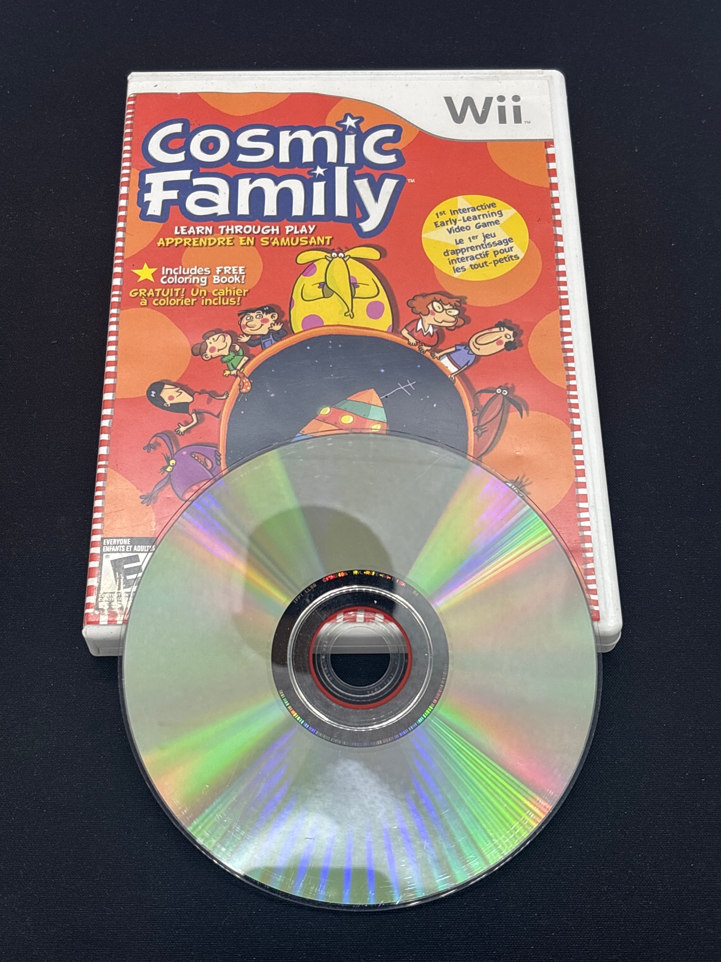Auction Lot 123: Cosmic Family Video Game Nintendo Wii CIB