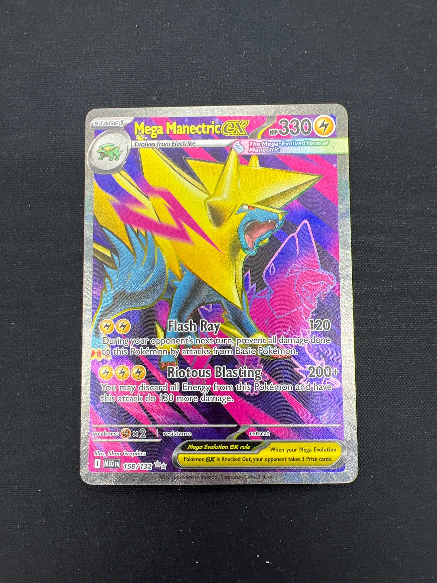 Auction Lot 260: Pokemon Cards Mega Manetric EX Full Art Conditions Vary