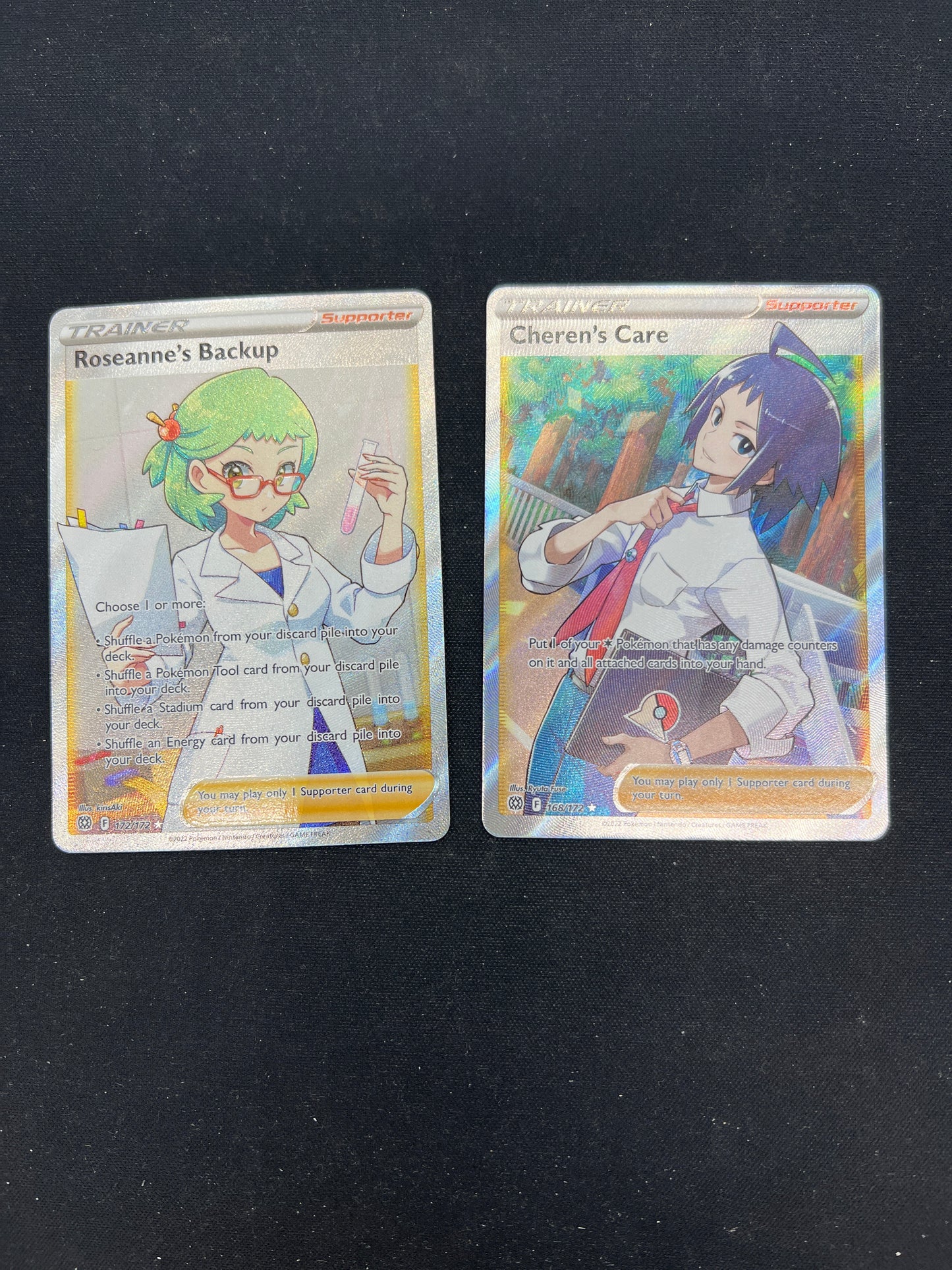 Auction Lot 257: Pokemon Cards Assorted Lot of 2 SWSH Full Art Trainers Conditions Vary