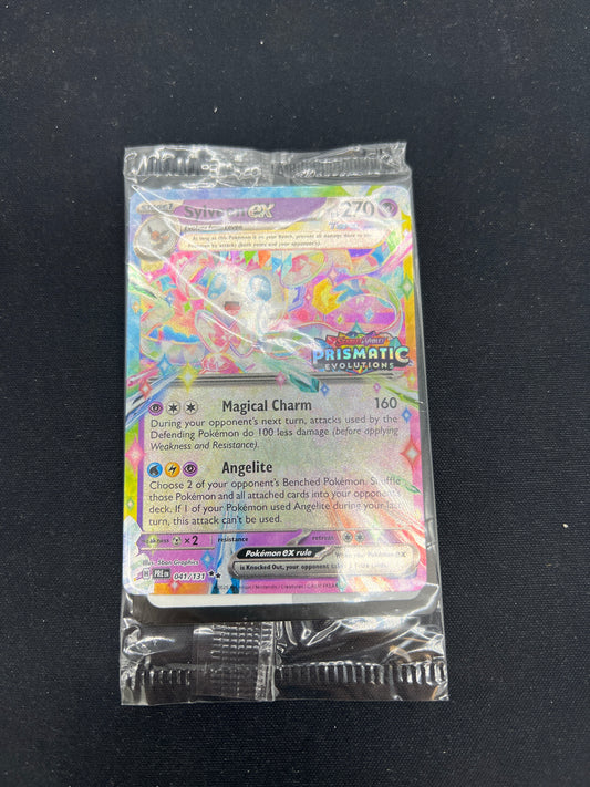 Auction Lot 276: Pokemon Cards Prismatic Evolutions Sylveon EX Stamped Sealed