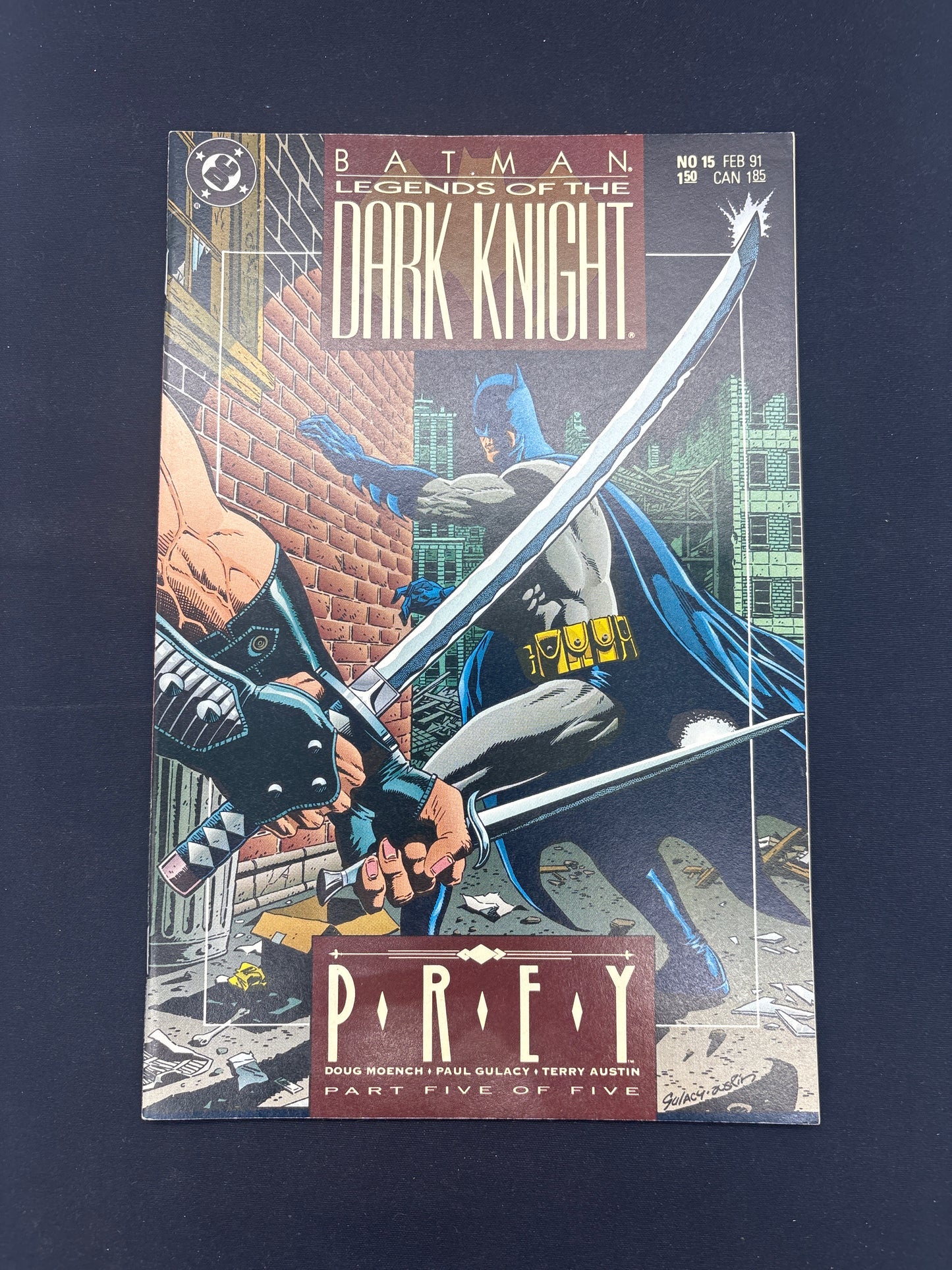 Auction Lot 235: DC Batman Legend of the Dark Knight Prey Issue 5 of 5