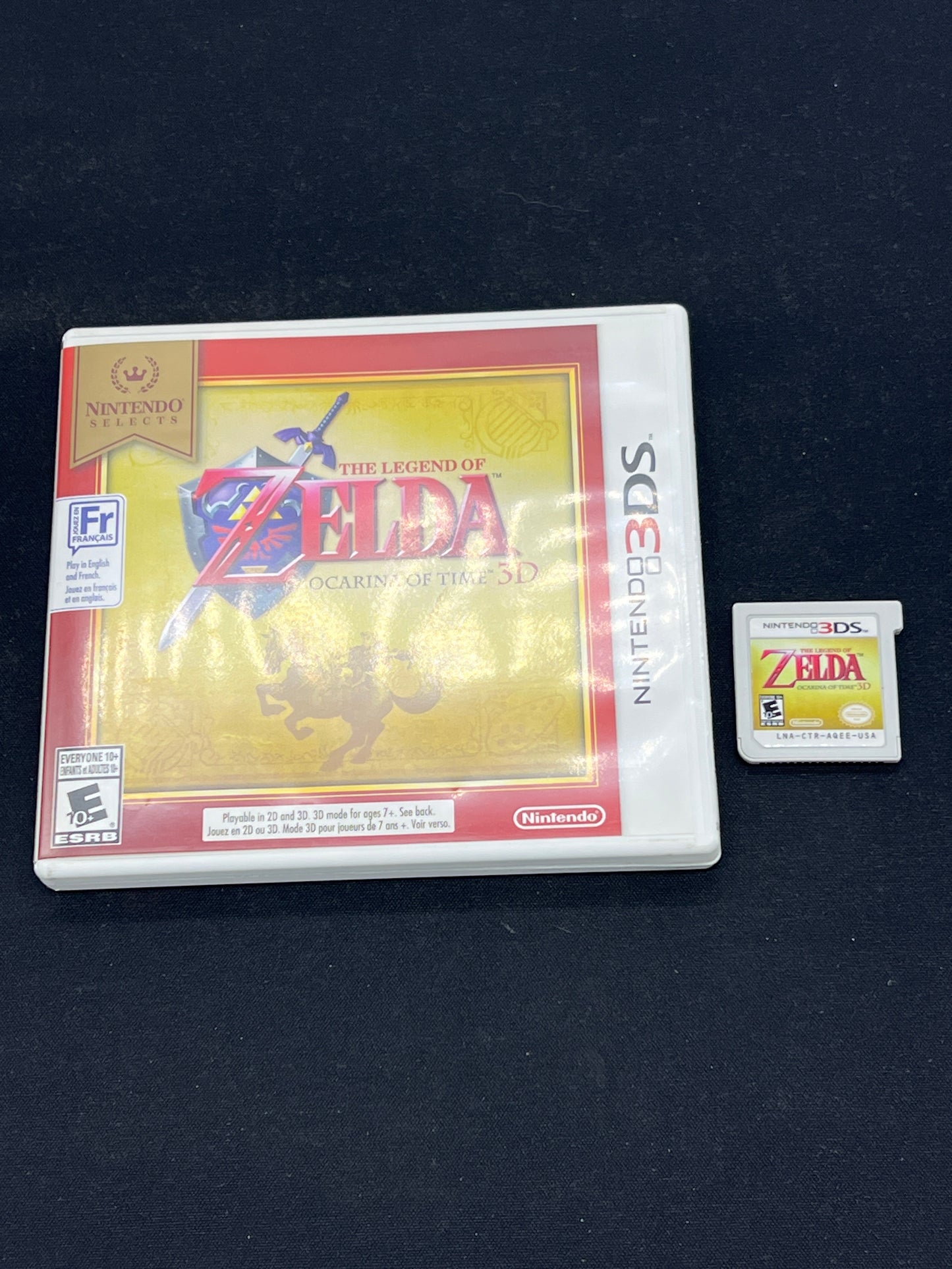 Auction Lot 191: Nintendo 3DS The Legend of Zelda Ocarina of Time 3D CIB