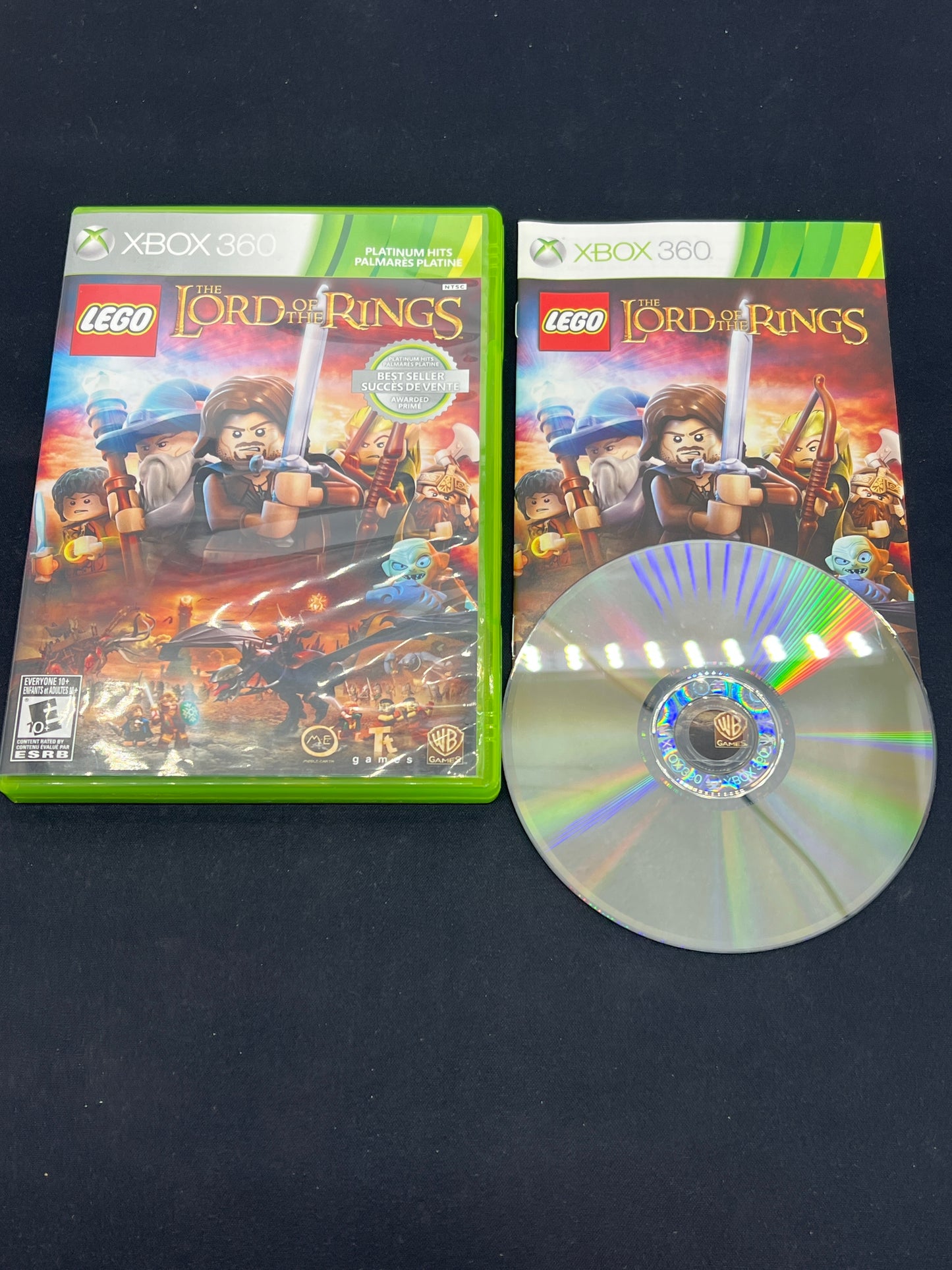Auction Lot 141: XBOX 360 Video Game Lego Lord of the Rings CIB